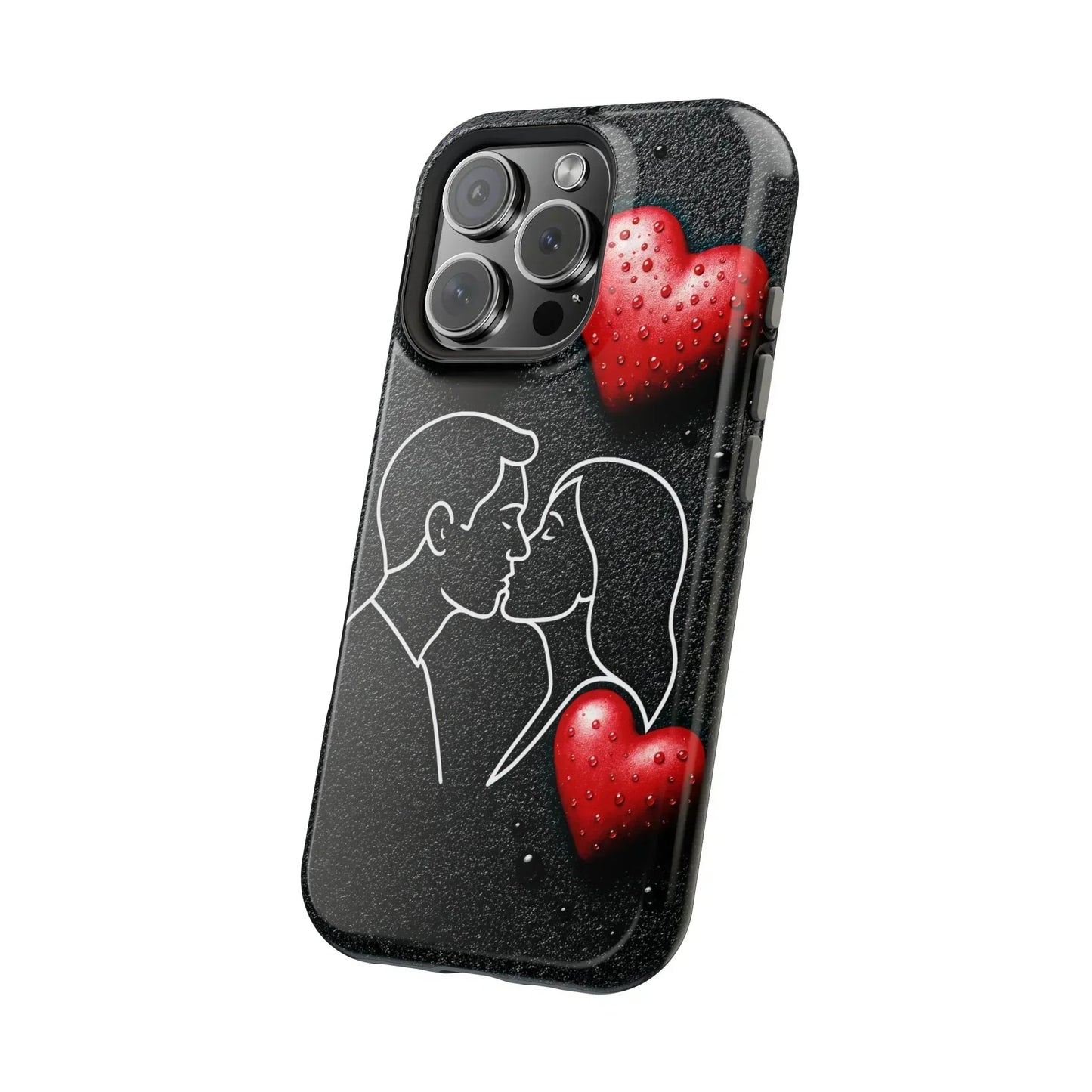 Midnight Kiss Phone Case for iPhone 13-16 Models - KarArmDesign