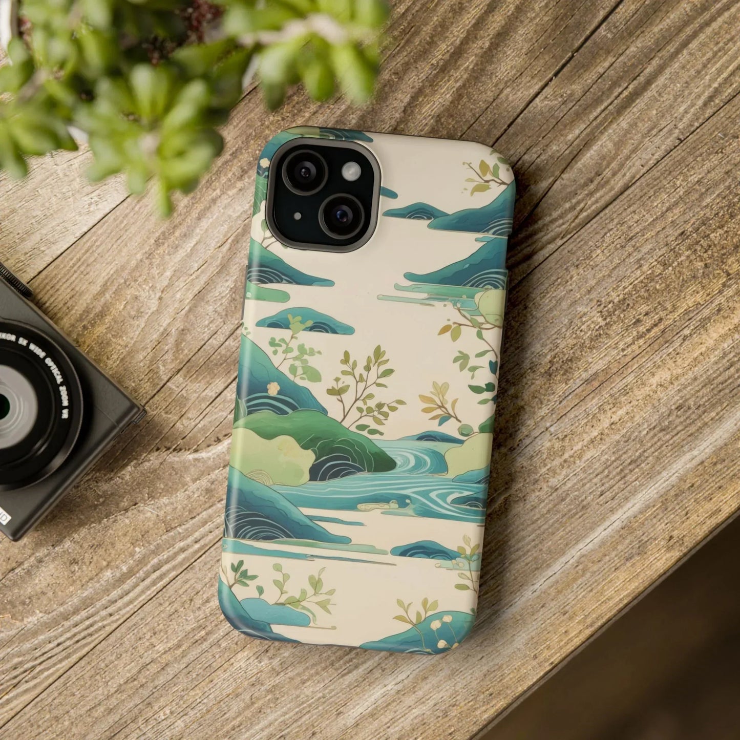 Nature Landscape Phone Case for iPhone 12-16 and Samsung Galaxy S21-S22 Models - KarArmDesign