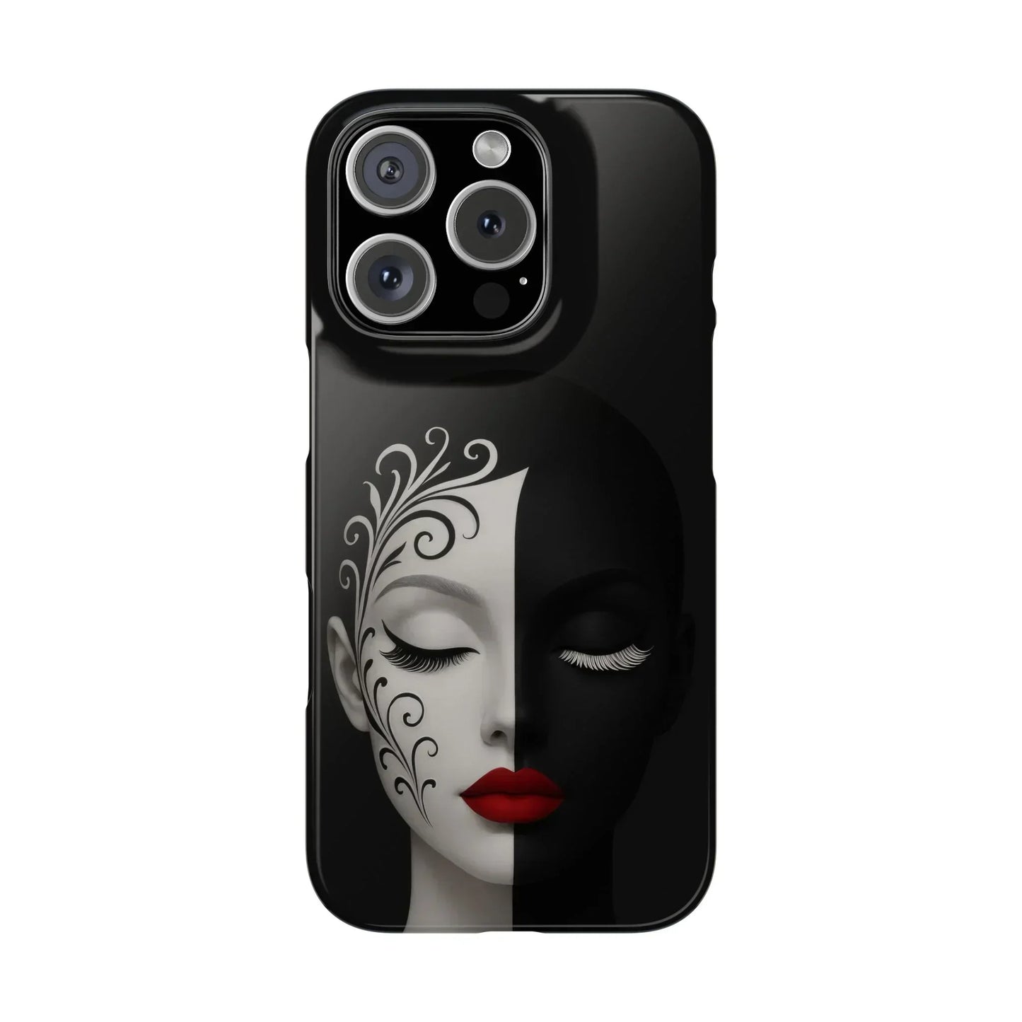 Artistic Head Design Phone Case for iPhone 7-16 Models - KarArmDesign