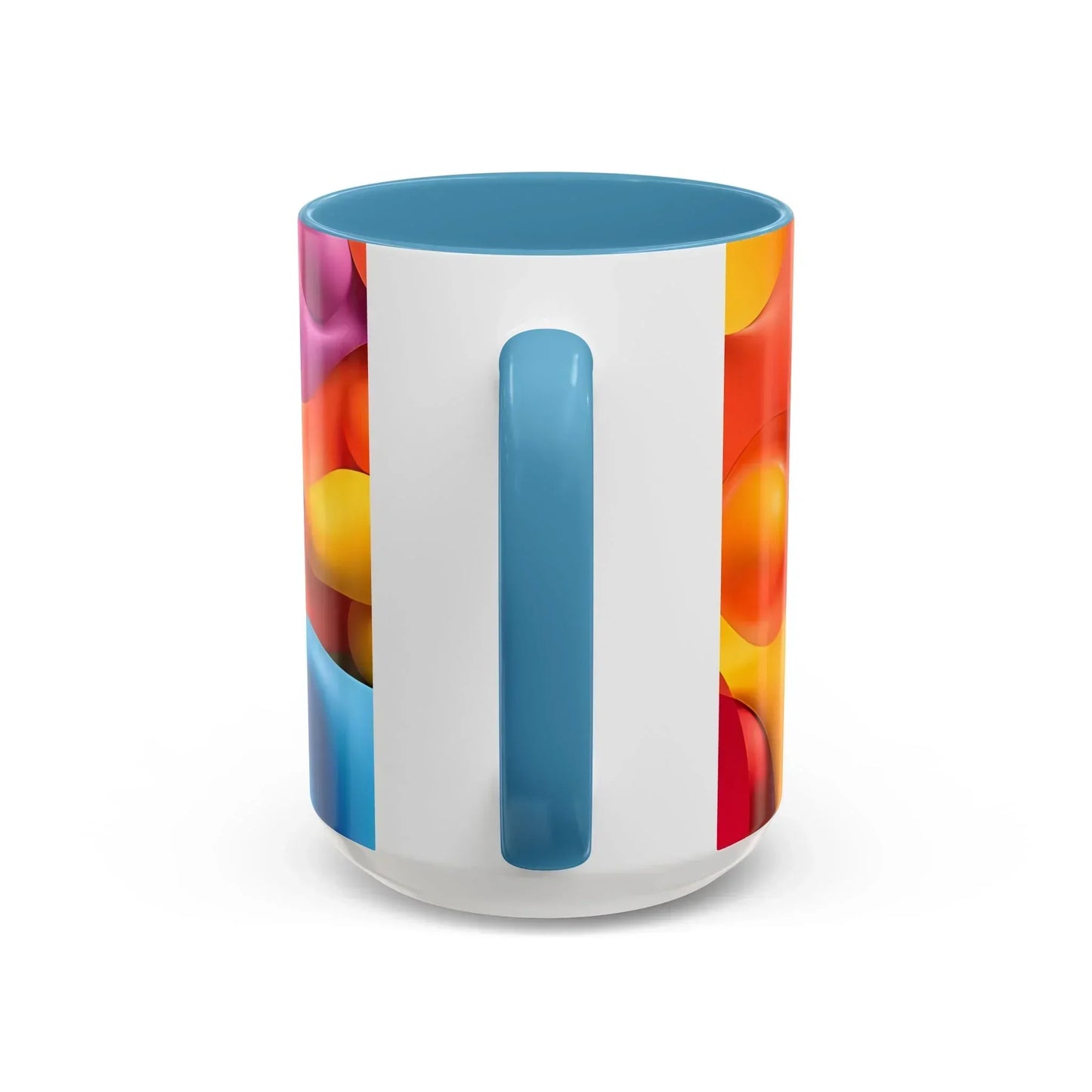 Bold Geometric Accent Coffee Ceramic Mug - KarArmDesign