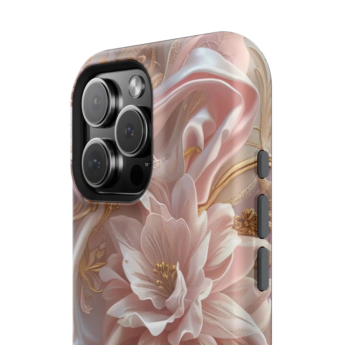 Elegant Floral Impact-Resistant Phone Case for iPhone 12-16 and Samsung Galaxy S21-S22 Models - KarArmDesign
