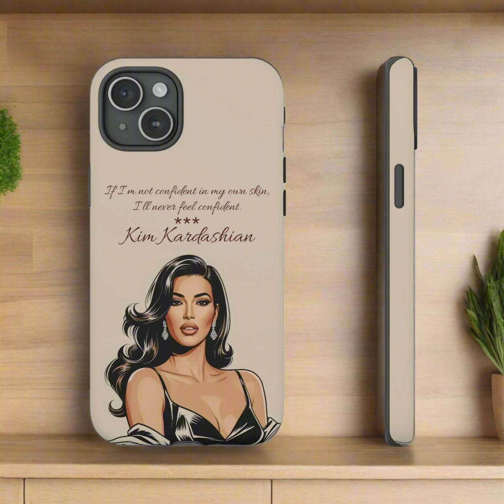 Kim Kardashian Quote Phone Case – Illustrated for iPhone 15 and 16 Models - KarArmDesign