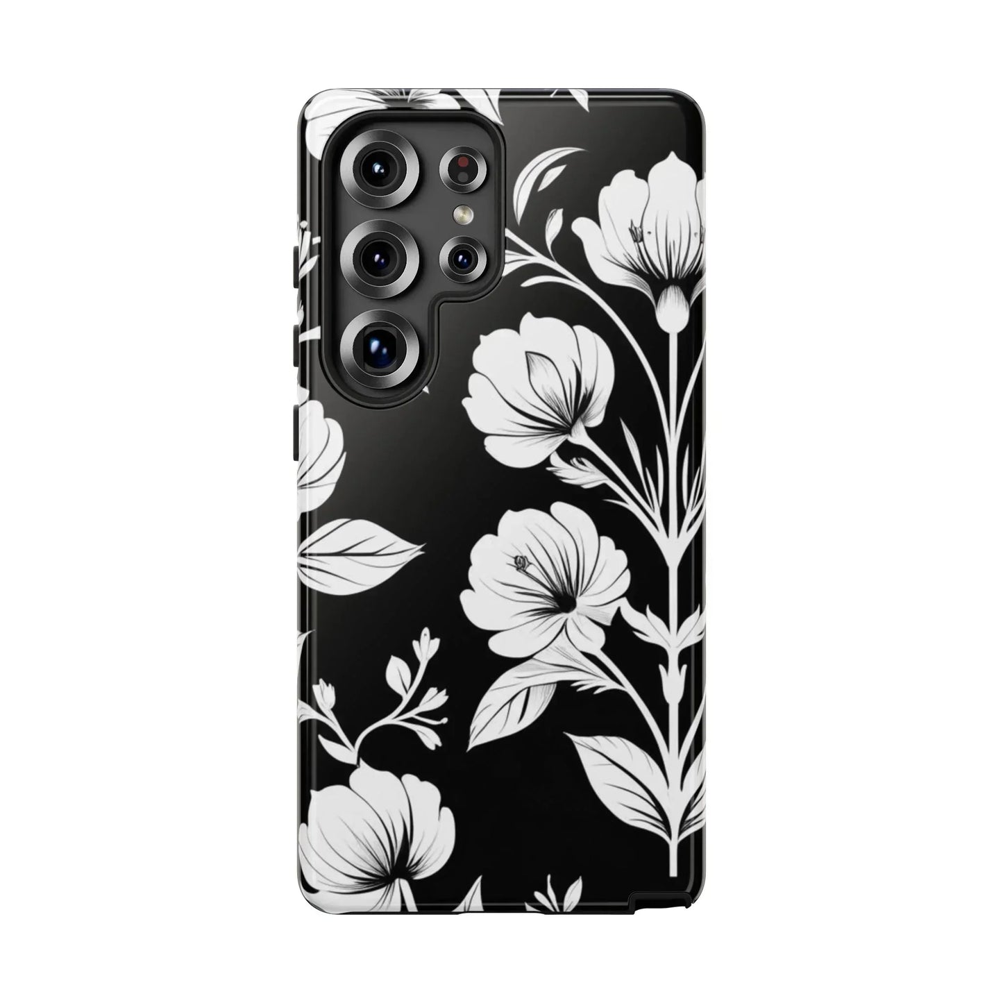 ElegantFloral Phone Case for Samsung Galaxy S10-S25 Models - KarArmDesign