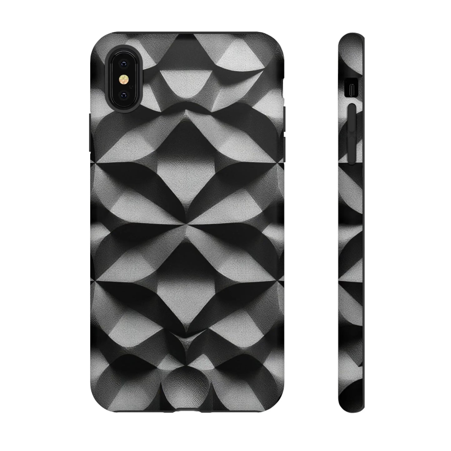 3D Geometric Phone Case for iPhone 8–16 Models - KarArmDesign