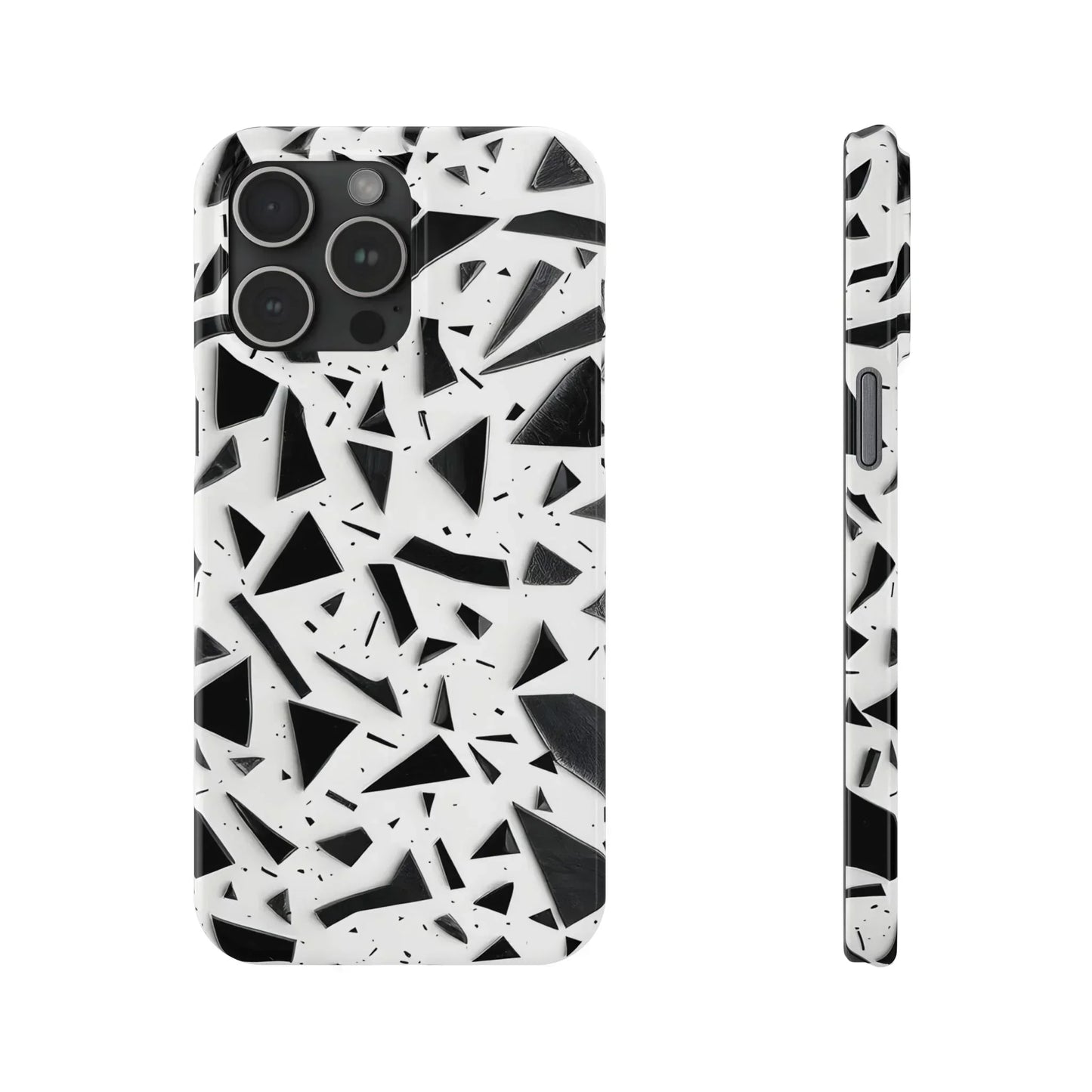 Abstract Slim Phone Case for iPhone 7 to 16 Models - KarArmDesign