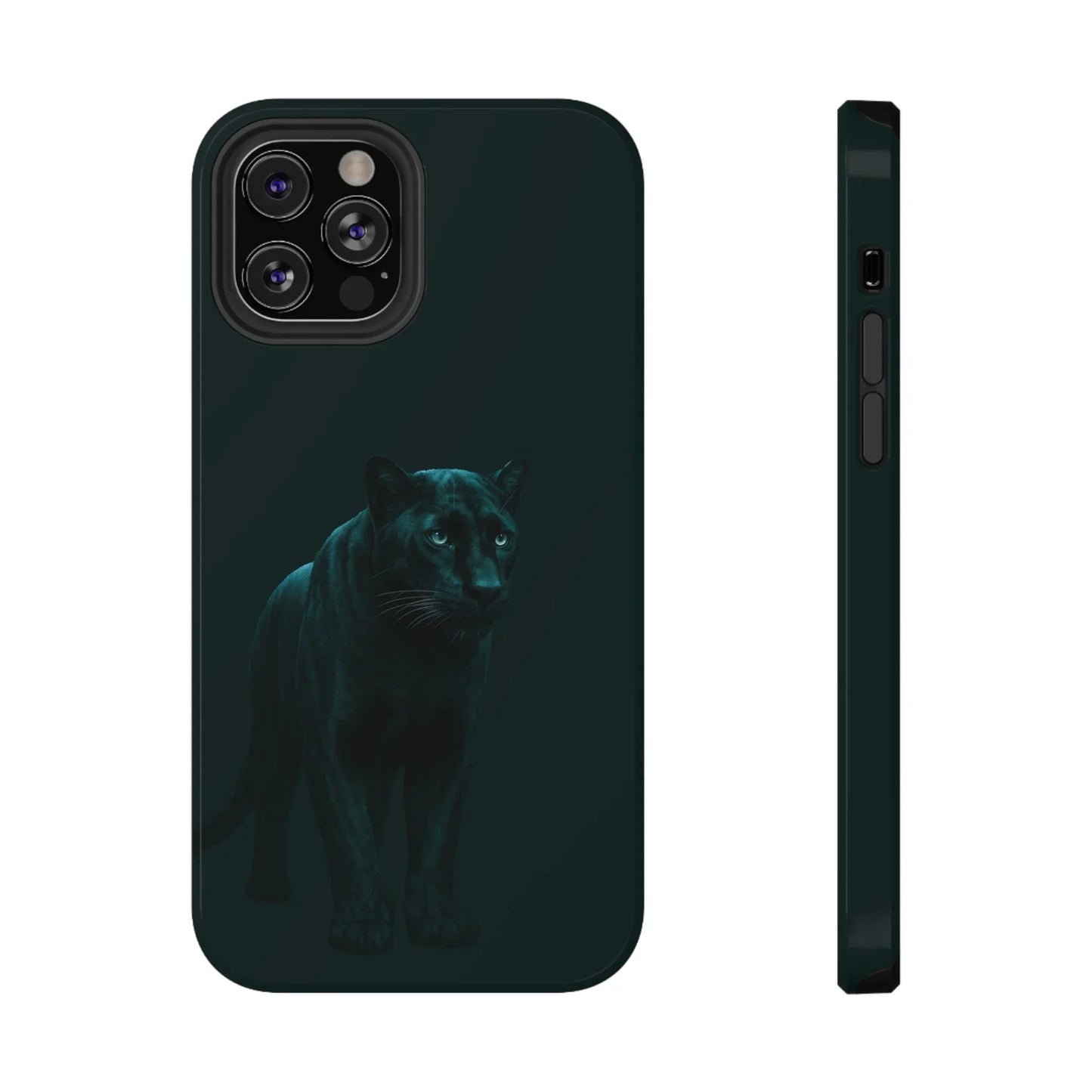 Black Panther Phone Case for iPhone 12-16 and Samsung Galaxy S21-S22 Models - KarArmDesign