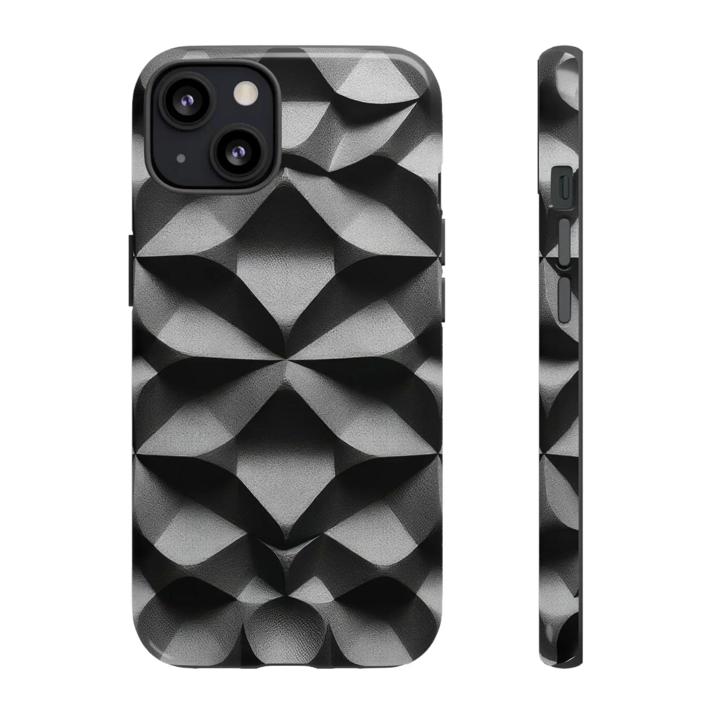 3D Geometric Phone Case for iPhone 8–16 Models - KarArmDesign