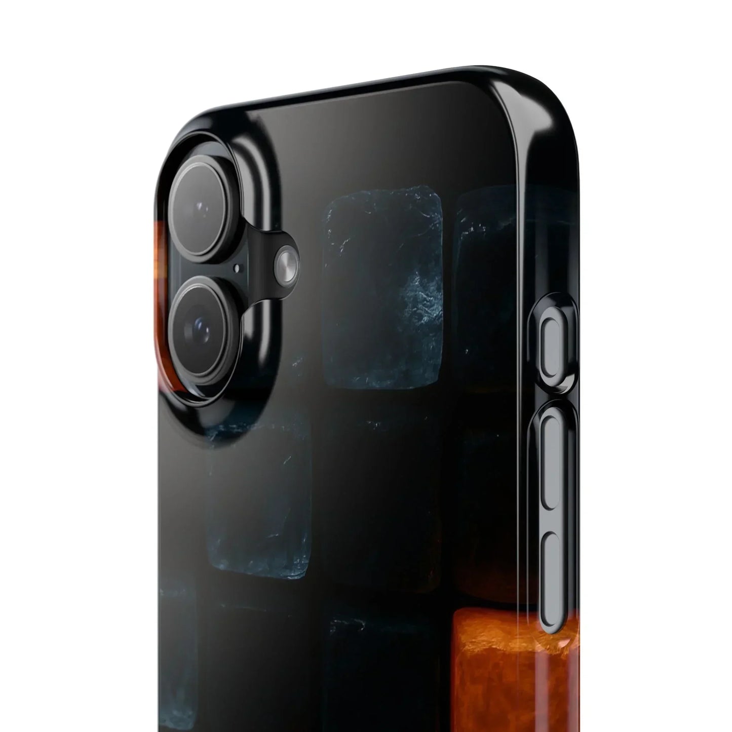 Blue Geometric Phone Case for iPhone 12-16 Models - KarArmDesign