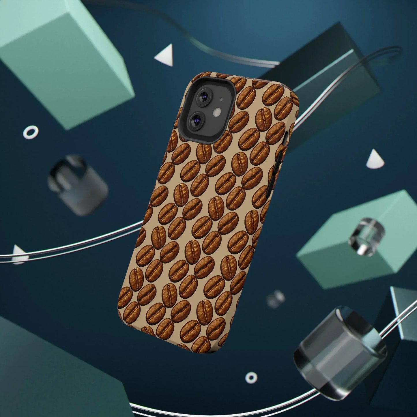 Coffee Pattern Phone Case for iPhone and Samsung Galaxy - KarArmDesign