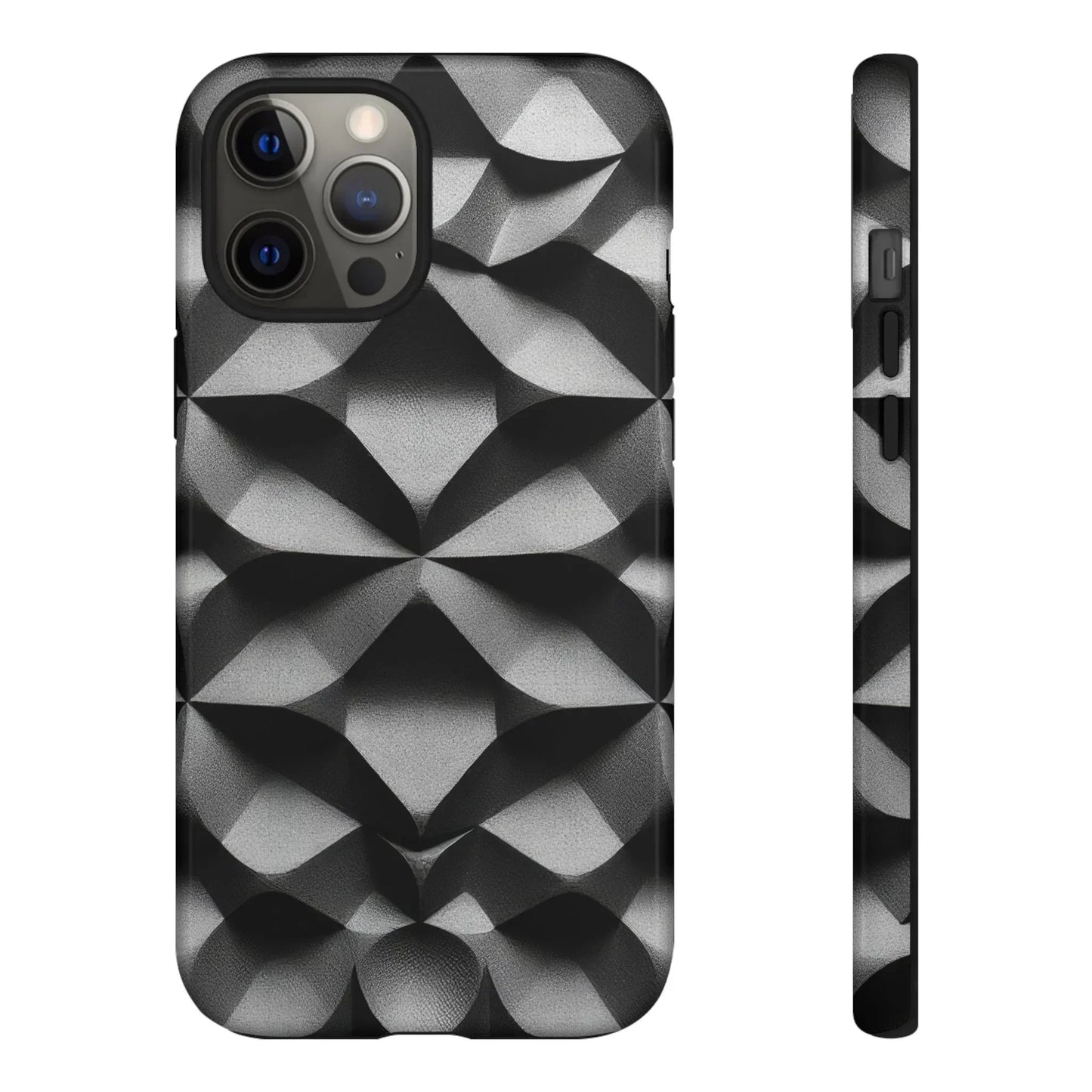 3D Geometric Phone Case for iPhone 8–16 Models - KarArmDesign