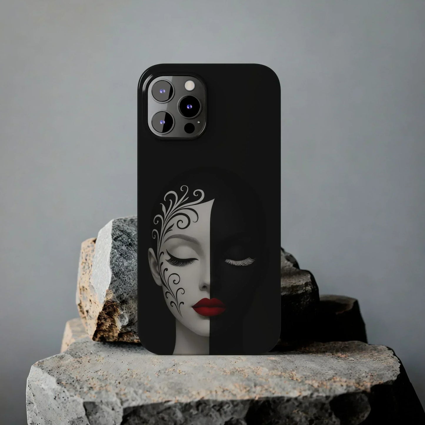 Artistic Head Design Phone Case for iPhone 7-16 Models - KarArmDesign