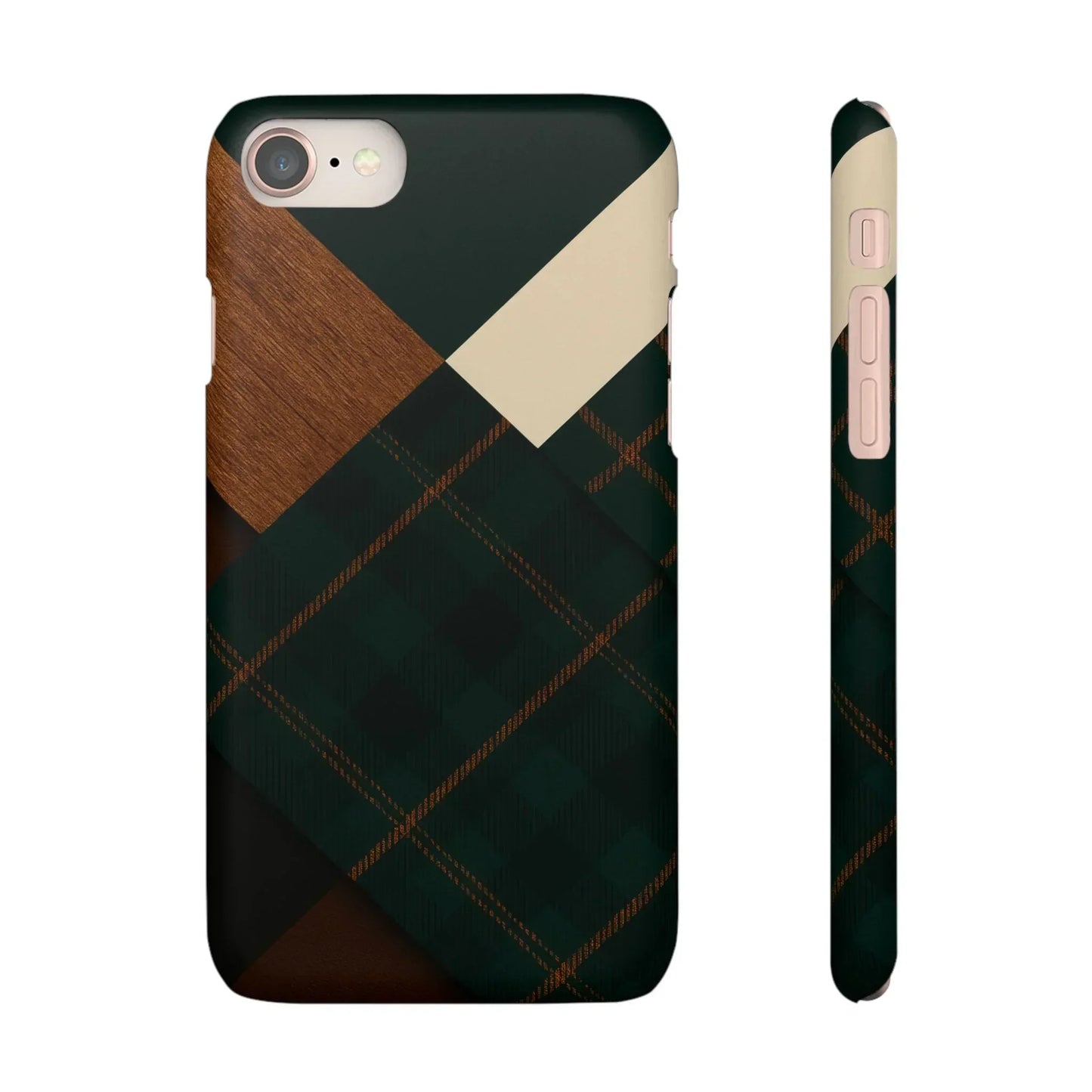 Rustic Green Phone Case for iPhone 7-16 and Samsung Galaxy S20-S24 Models - KarArmDesign