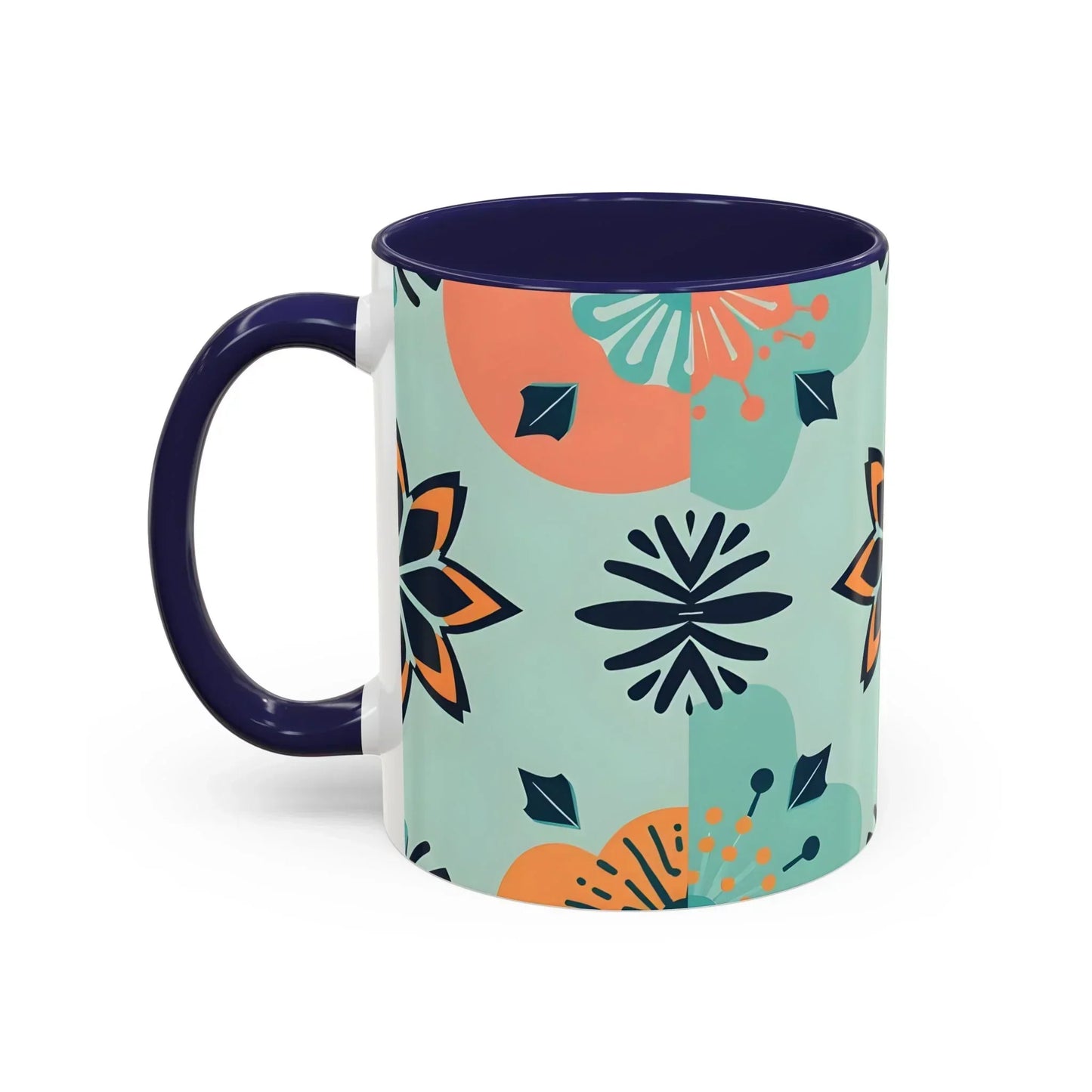 Floral Ornament Coffee Mug – 11oz - KarArmDesign