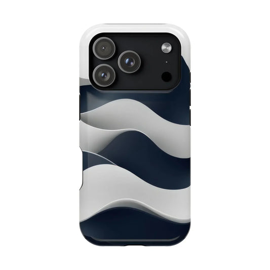Ocean Flow Phone Case for iPhone 11-17 and Samsung Galaxy S21-S22 Models - KARARMDESIGN