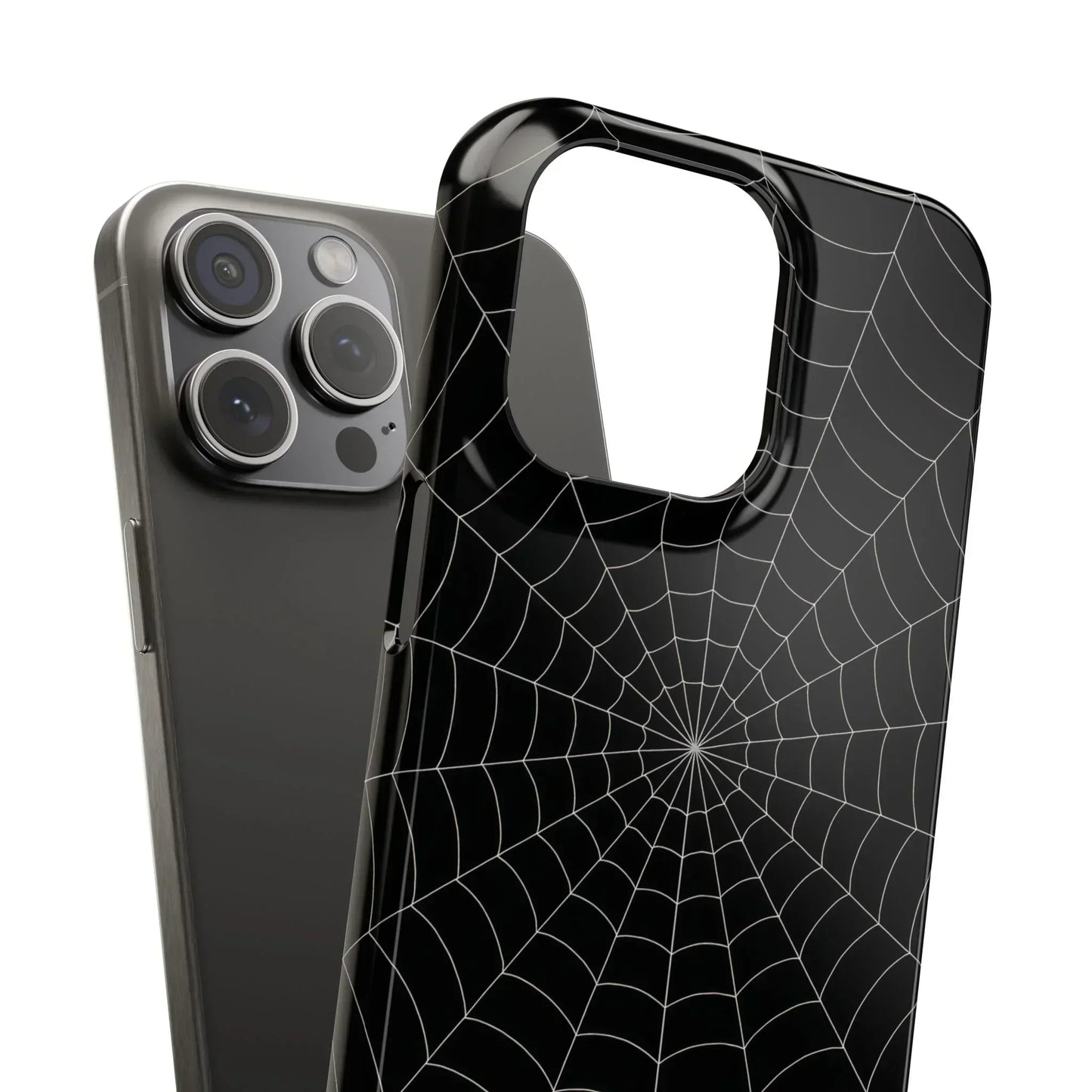 Spider Web Phone Case Slim Cases for iPhone 12-16 Models - KarArmDesign