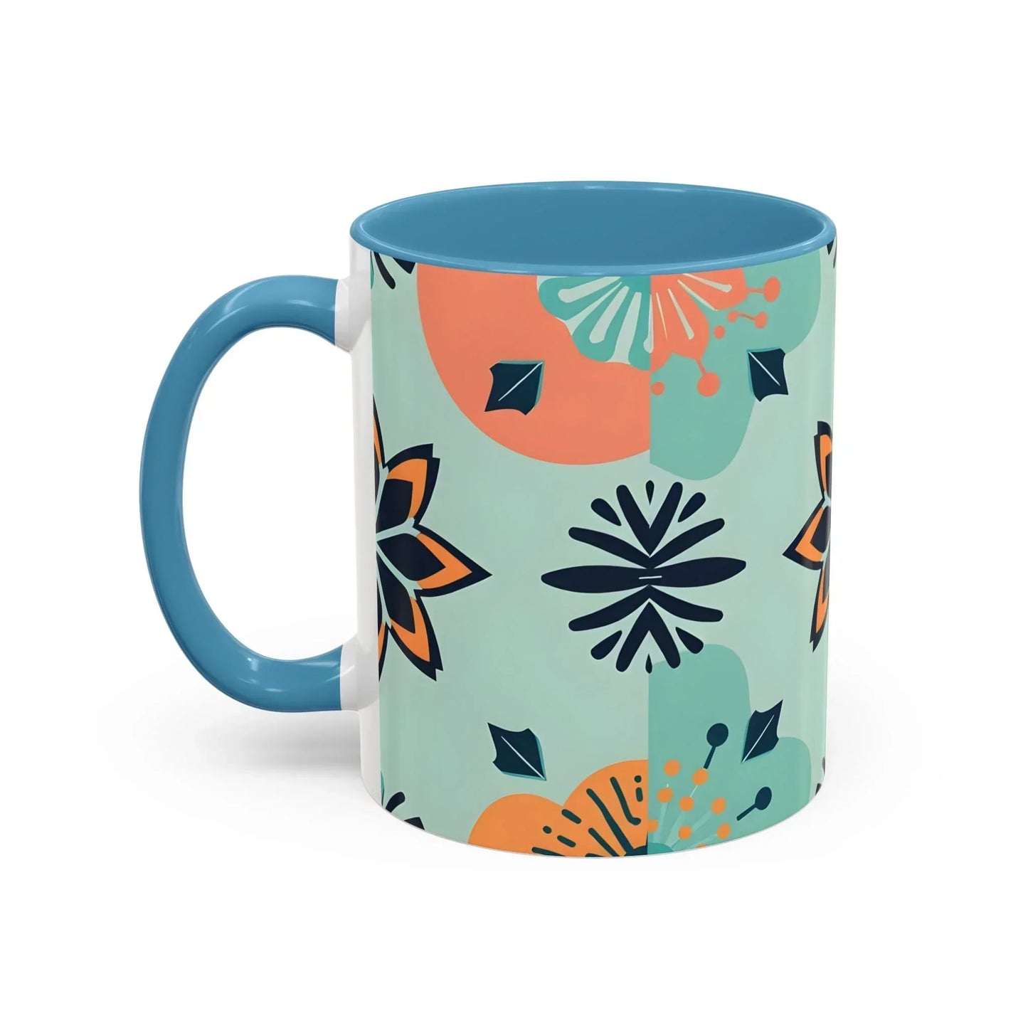 Floral Ornament Coffee Mug – 11oz - KarArmDesign
