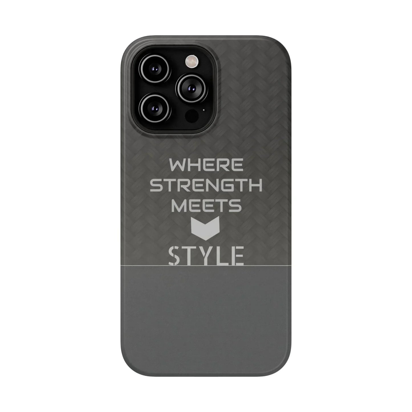 Gray Carbon Phone Case for iPhone 12-16 and Galaxy S21-S22 Models - KarArmDesign