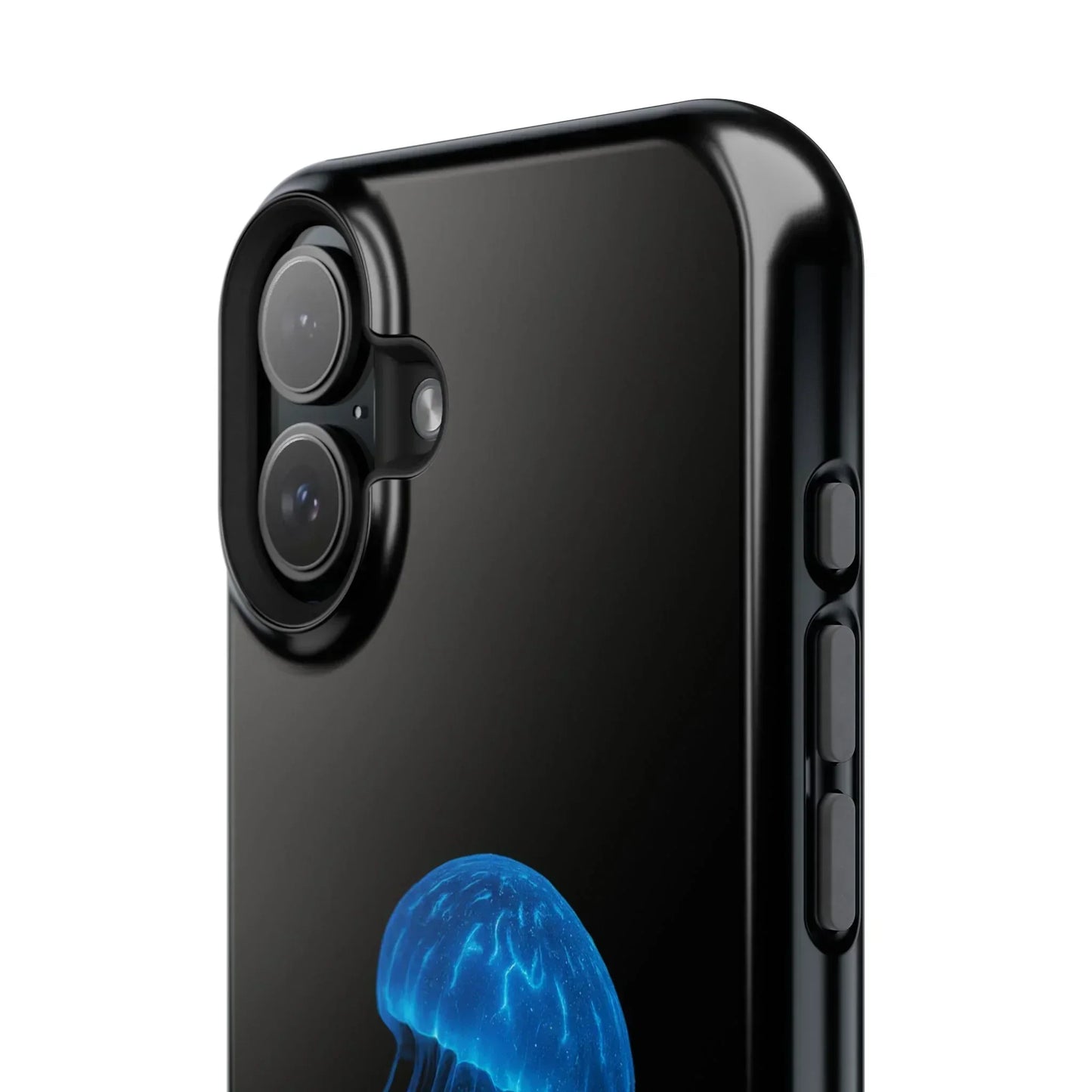 Blue Jellyfish Phone Case for iPhone 12-16 and Samsung Galaxy S21-S22 Models - KarArmDesign
