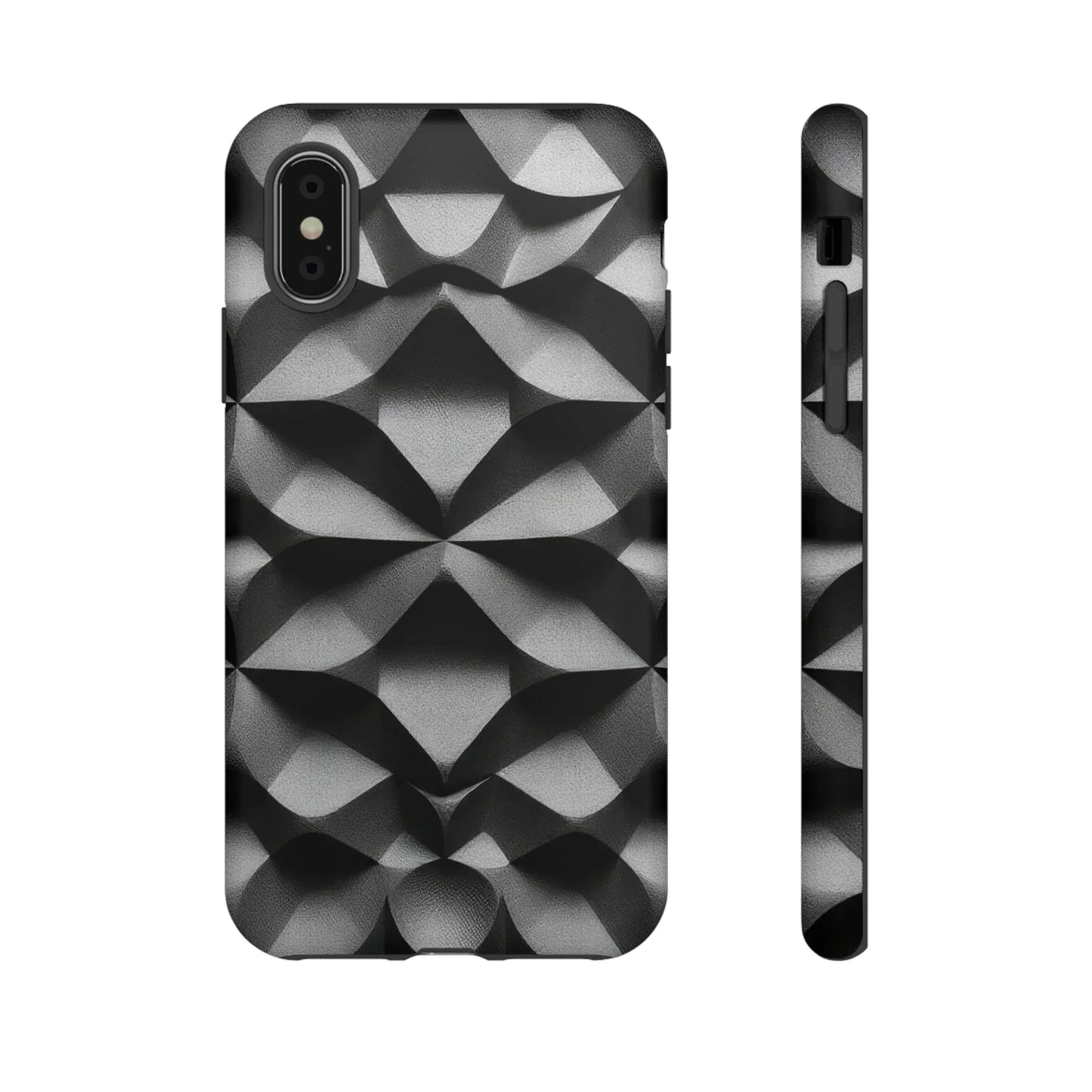 3D Geometric Phone Case for iPhone 8–16 Models - KarArmDesign