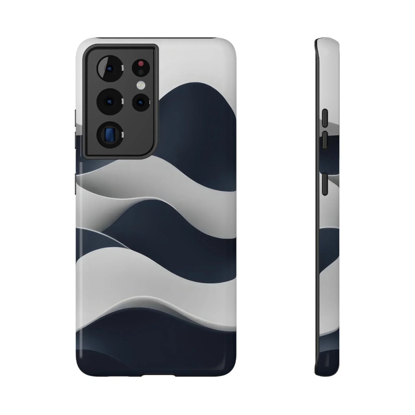 Ocean Flow Phone Case for iPhone 11-17 and Samsung Galaxy S21-S22 Models - KARARMDESIGN