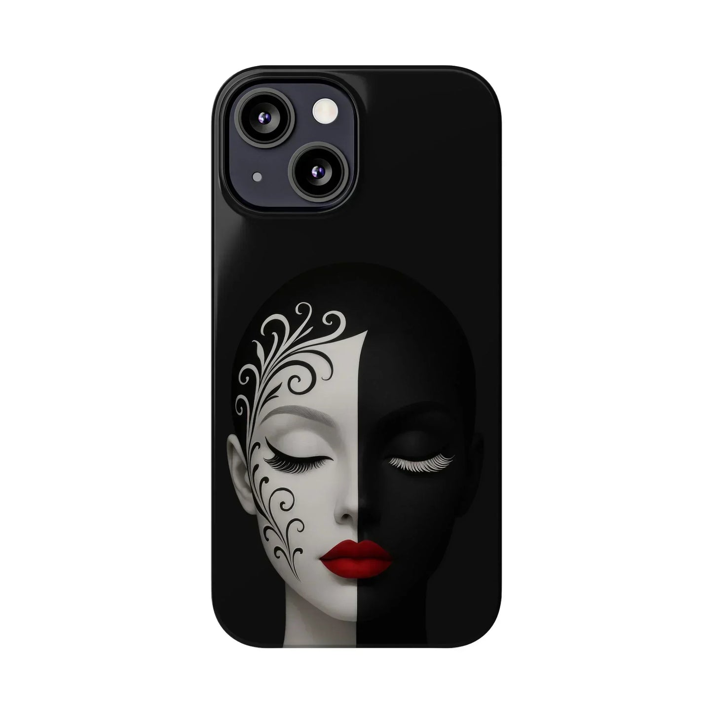 Artistic Head Design Phone Case for iPhone 7-16 Models - KarArmDesign