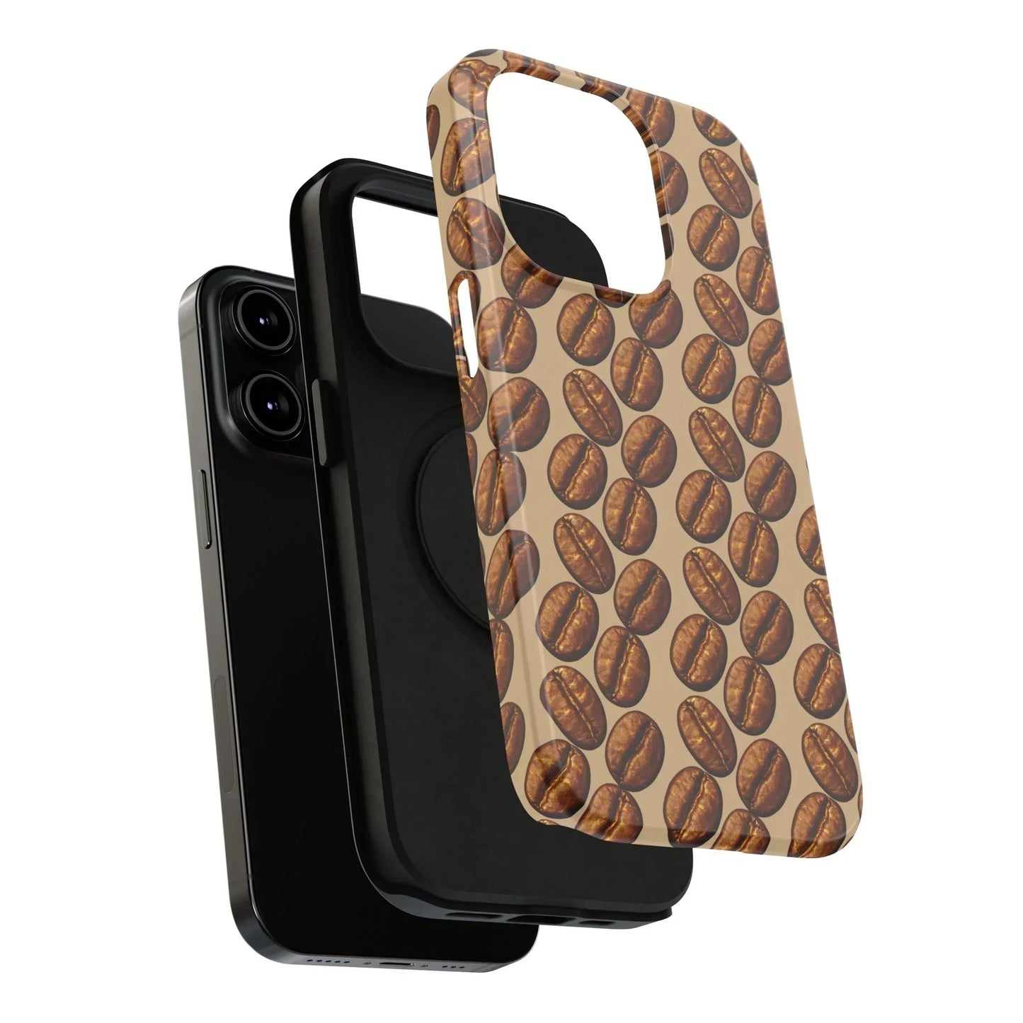 Coffee Pattern Phone Case for iPhone and Samsung Galaxy - KarArmDesign