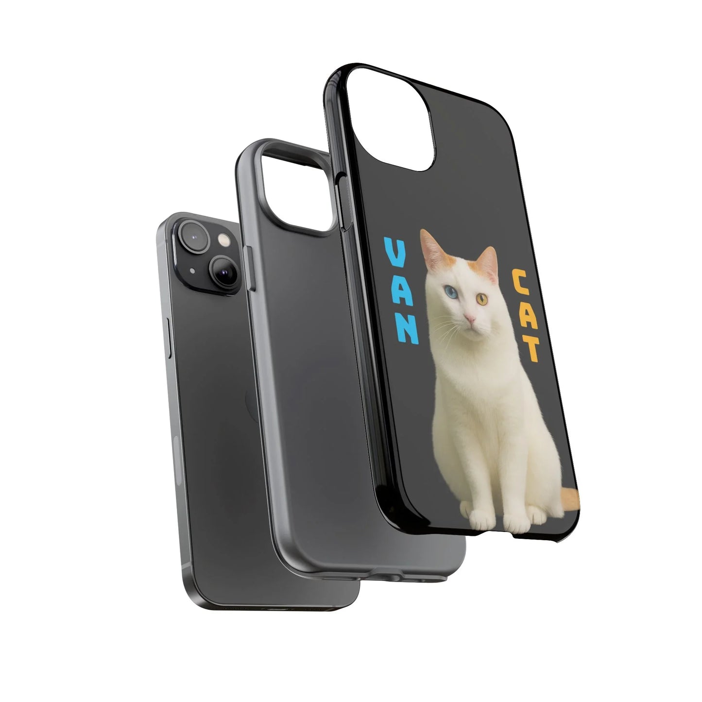 VAN CAT Phone Case for iPhone 8-16 and Samsung Galaxy S20-S25 Models