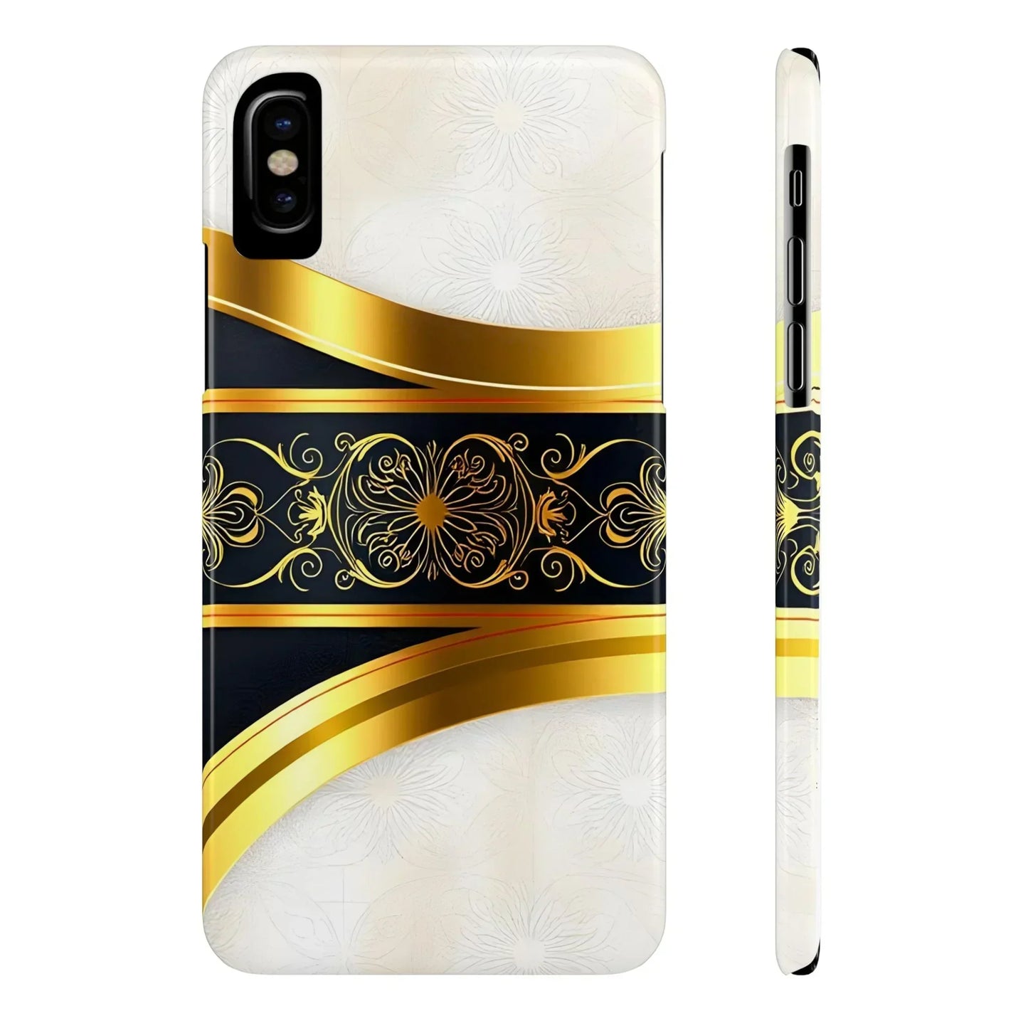 Baroque Gold Floral Phone Case for iPhone and Samsung - KarArmDesign