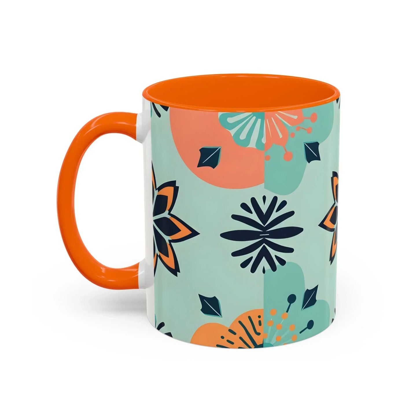 Floral Ornament Coffee Mug – 11oz - KarArmDesign