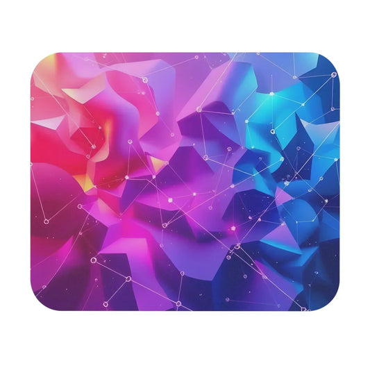 Neon Geometric Rectangle Mouse Pad - KarArmDesign