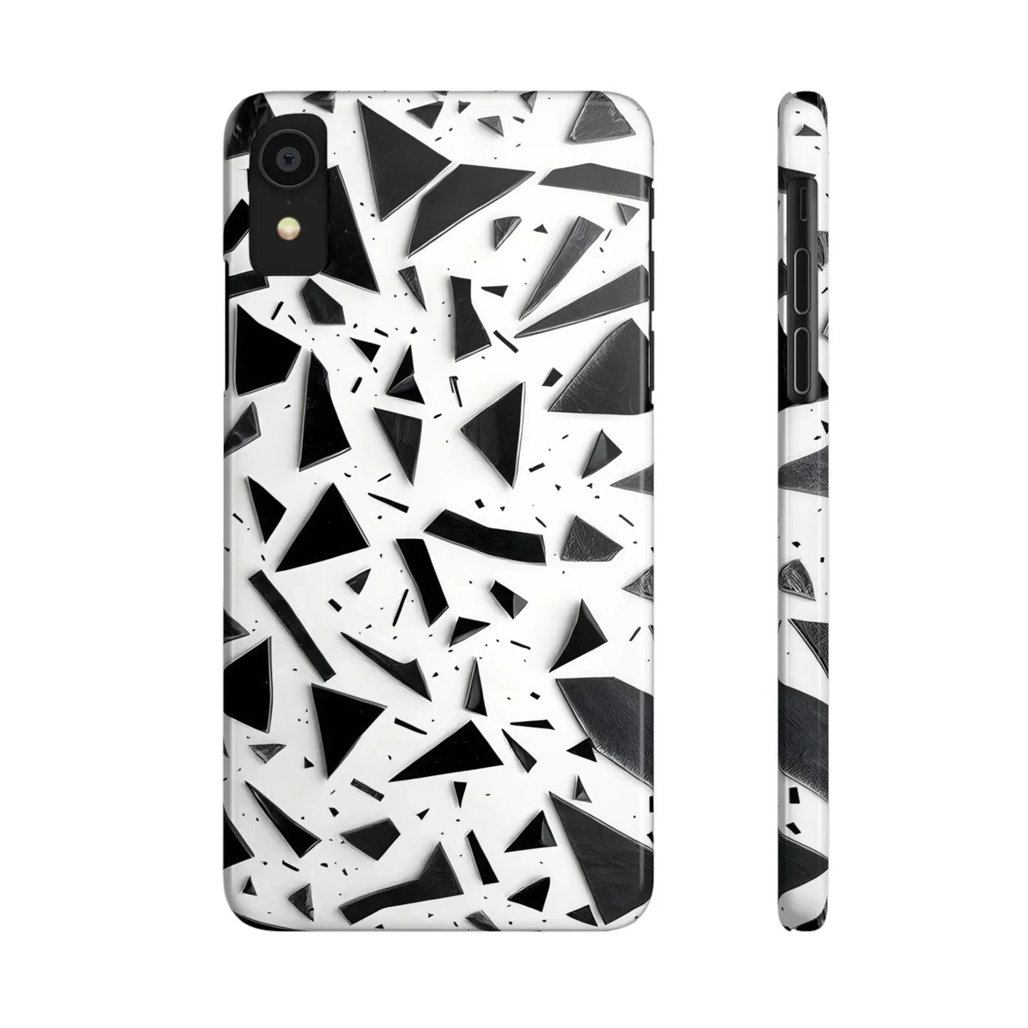 Abstract Slim Phone Case for iPhone 7 to 16 Models - KarArmDesign