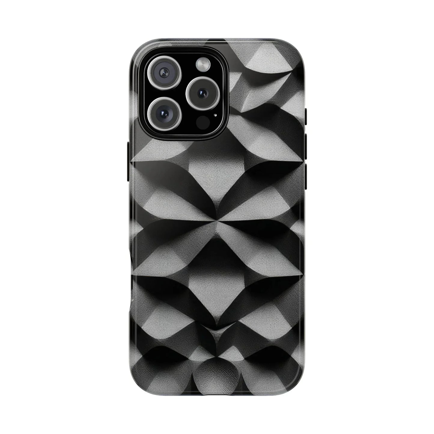 3D Geometric Phone Case for iPhone 8–16 Models - KarArmDesign