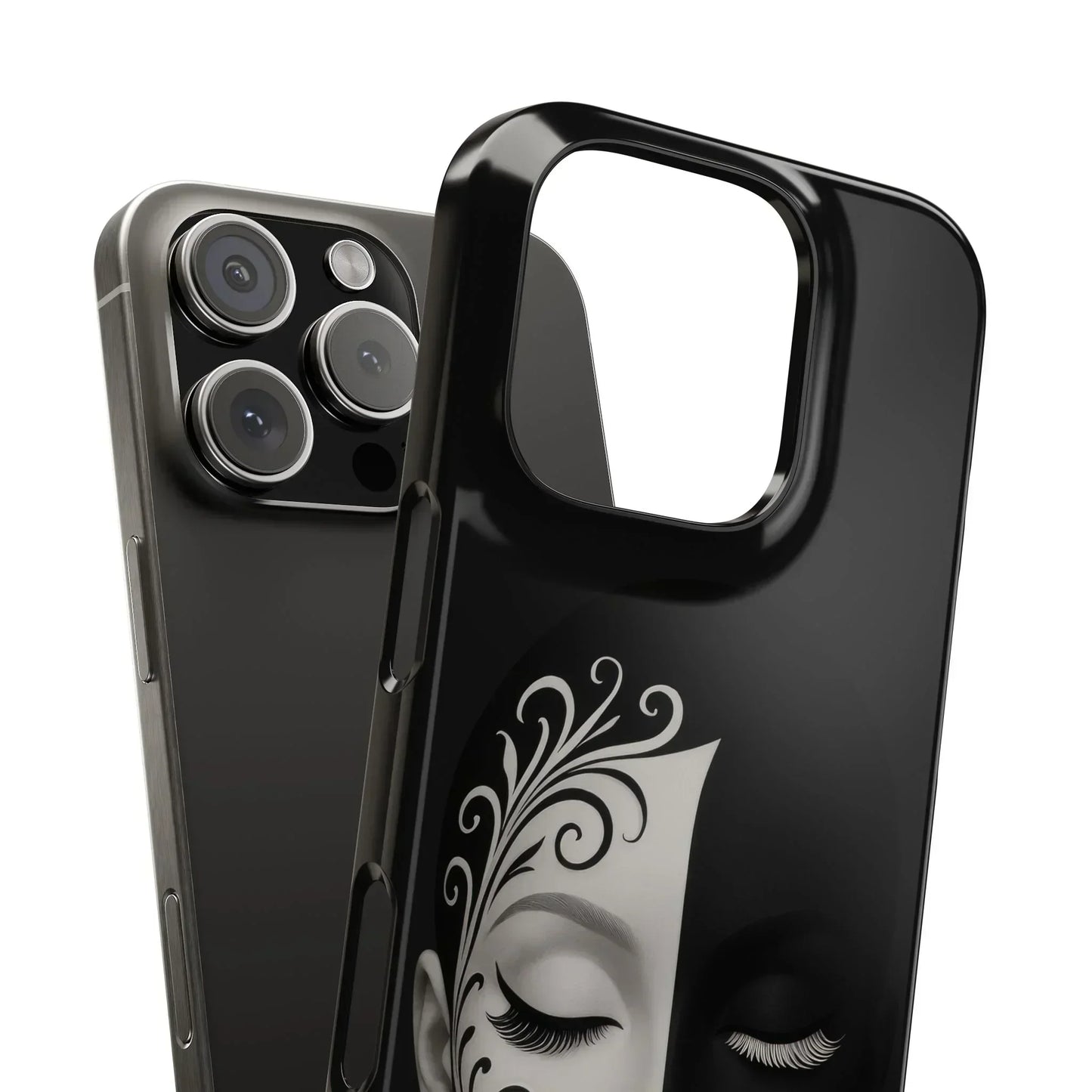 Artistic Head Design Phone Case for iPhone 7-16 Models - KarArmDesign