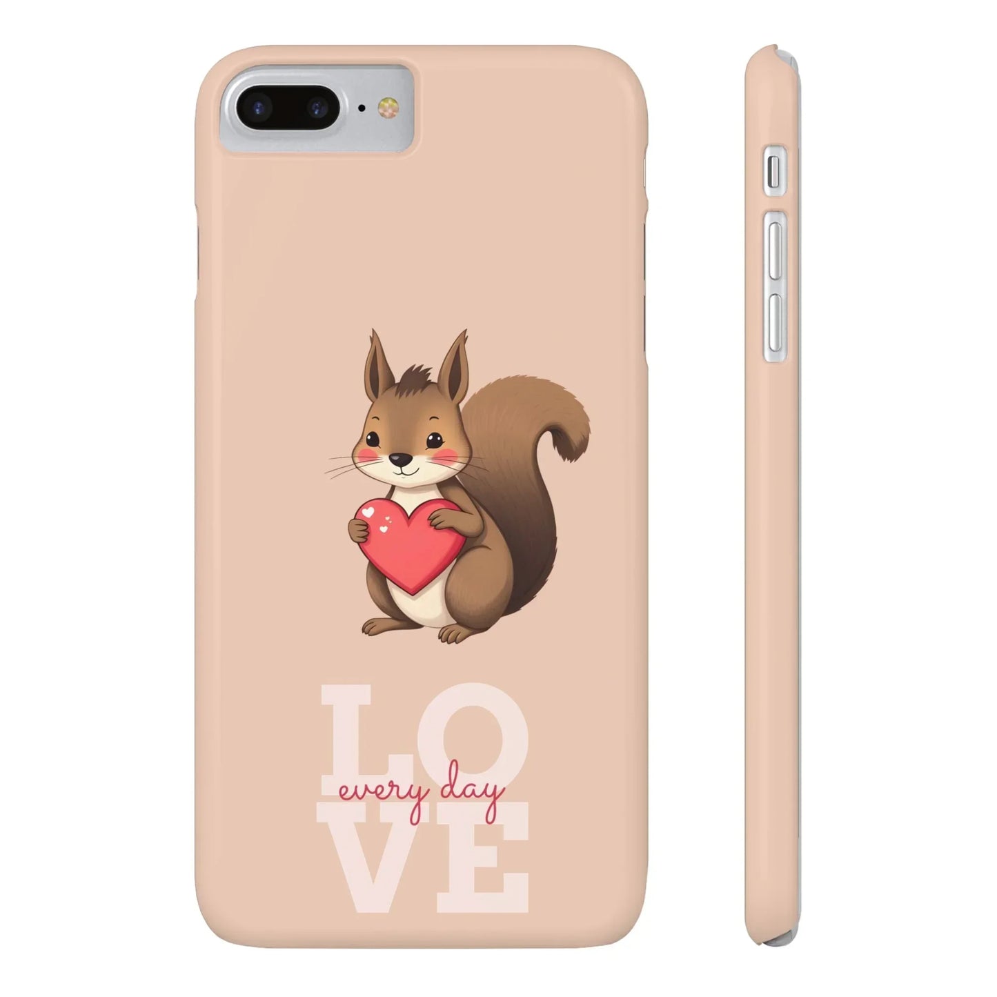 Cute Squirrel Phone Case for iPhone 7 to 16 Series Models - KarArmDesign