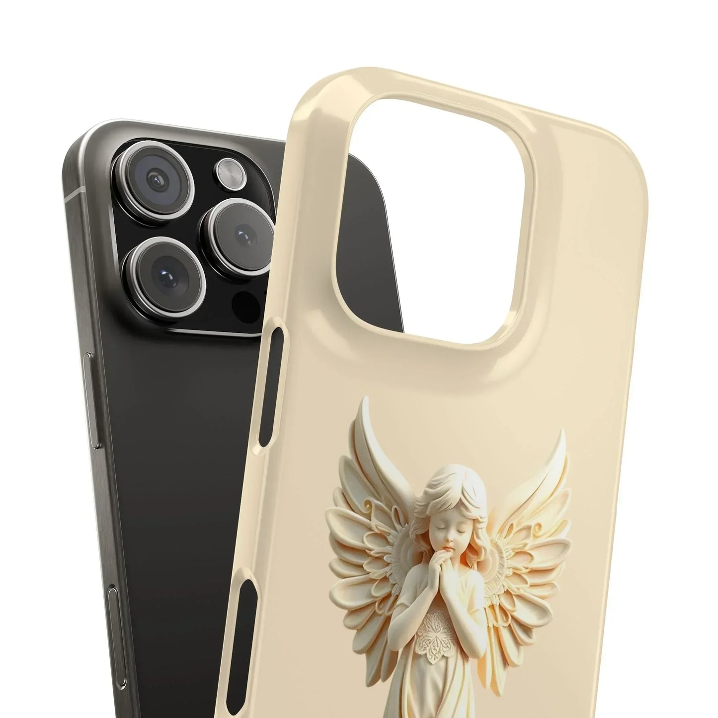 Heavenly Angel Phone Case for iPhone 7-16 and Samsung Galaxy S10-S24 Models - KarArmDesign