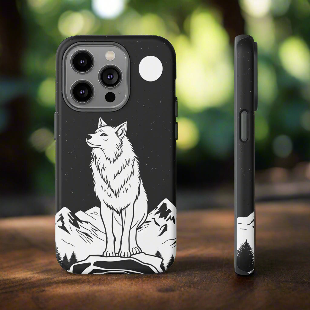 Majestic Wolf Phone Case for iPhone and Samsung Galaxy - KarArmDesign