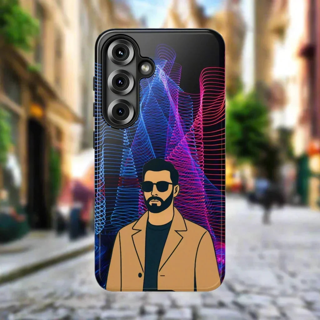 Bearded Style Phone Case for iPhone 11-17 and Samsung Galaxy S10-S25 Models - KarArmDesign