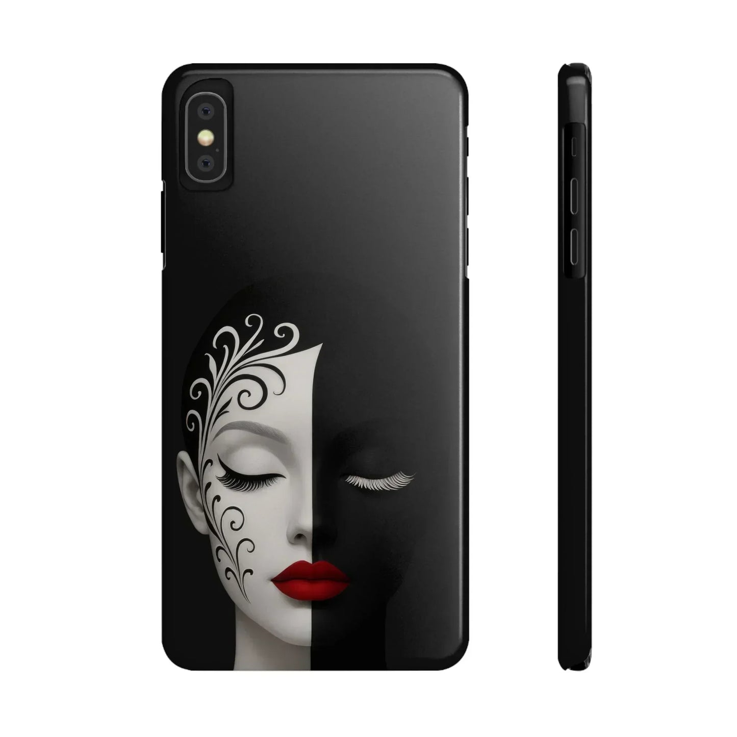 Artistic Head Design Phone Case for iPhone 7-16 Models - KarArmDesign