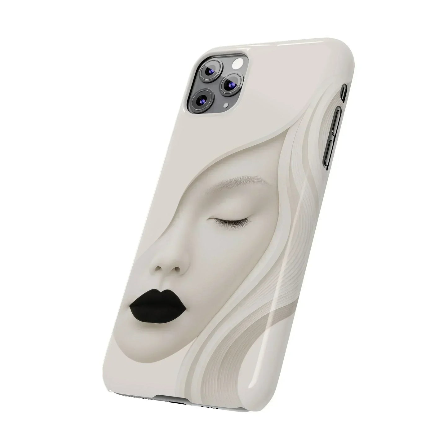Minimalist Face Phone Case for iPhone 7-16 Models - KarArmDesign