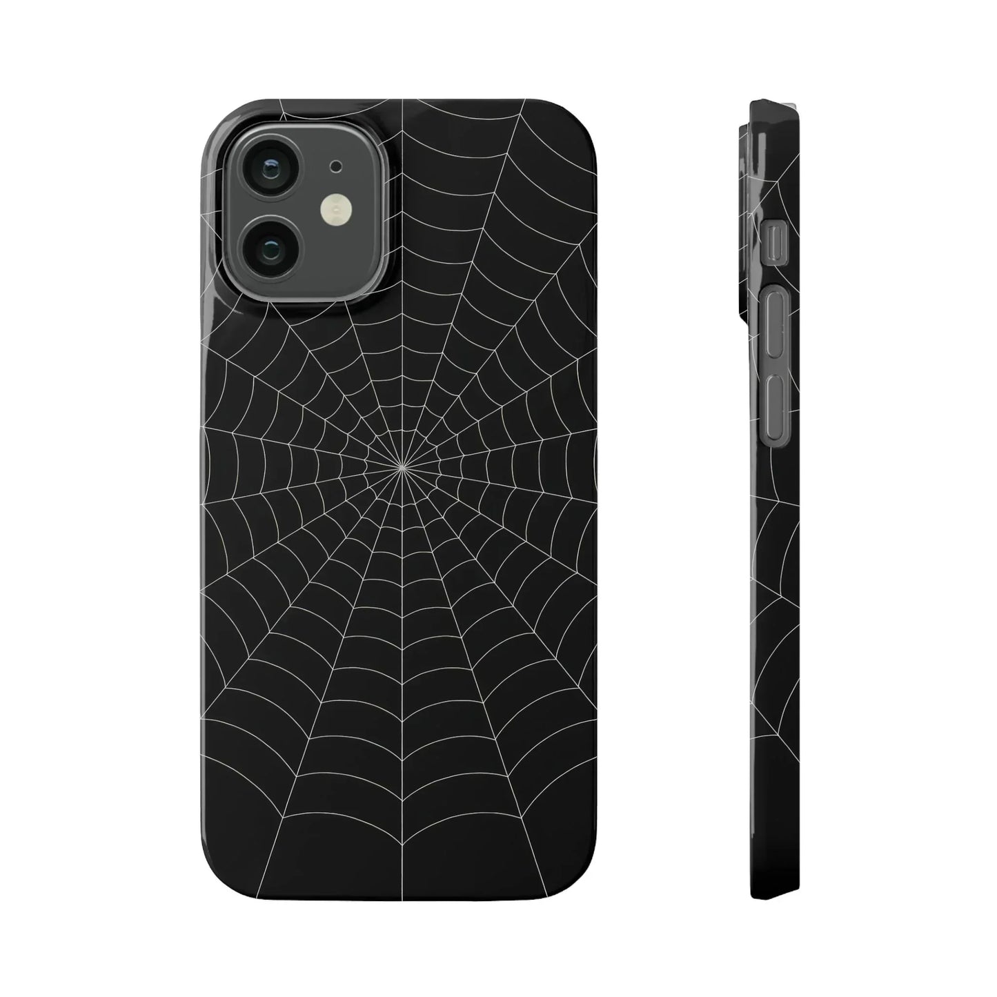 Spider Web Phone Case Slim Cases for iPhone 12-16 Models - KarArmDesign