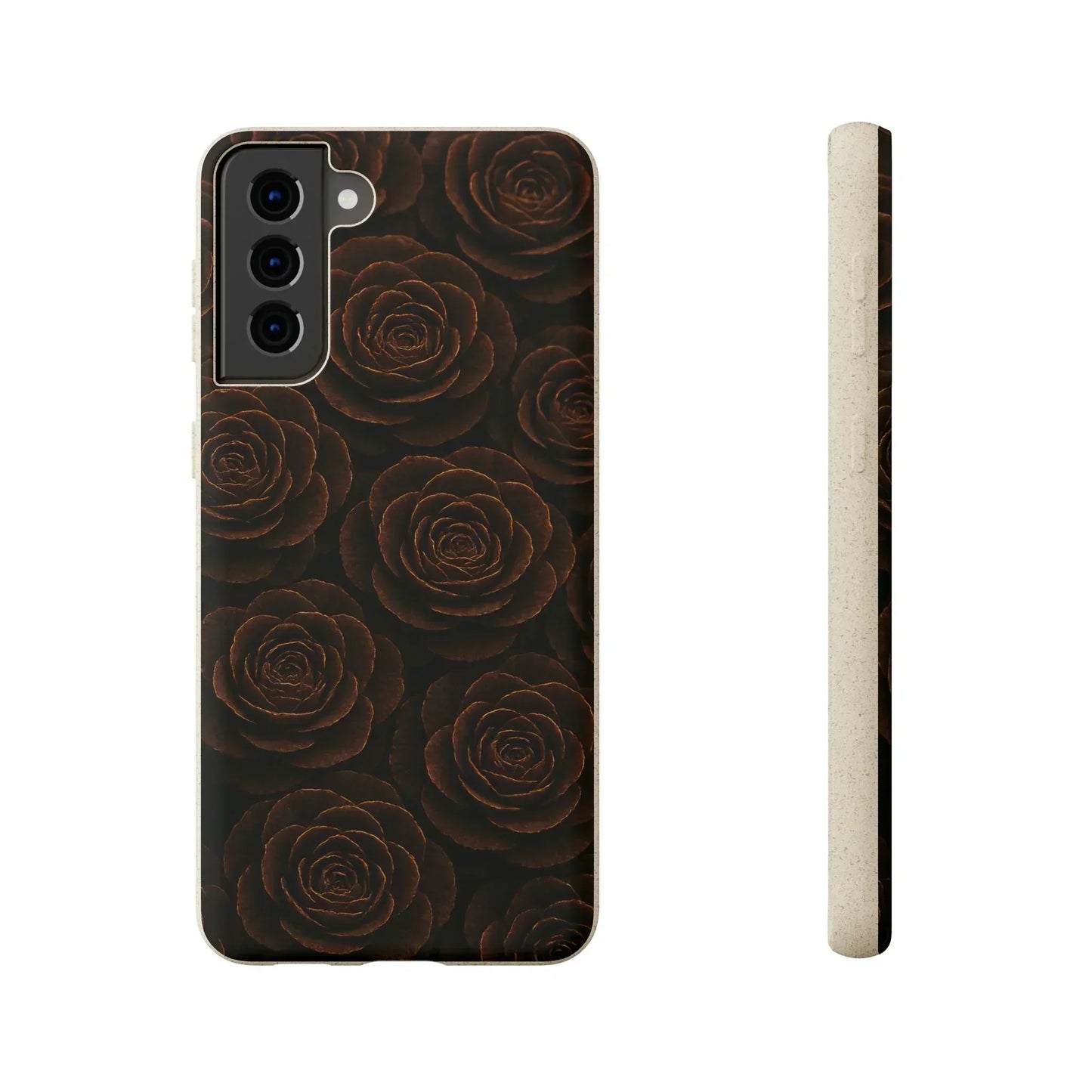 Wooden Roses Phone Case for iPhone 11-16 and Samsung Galaxy S20-S22 Models - KarArmDesign