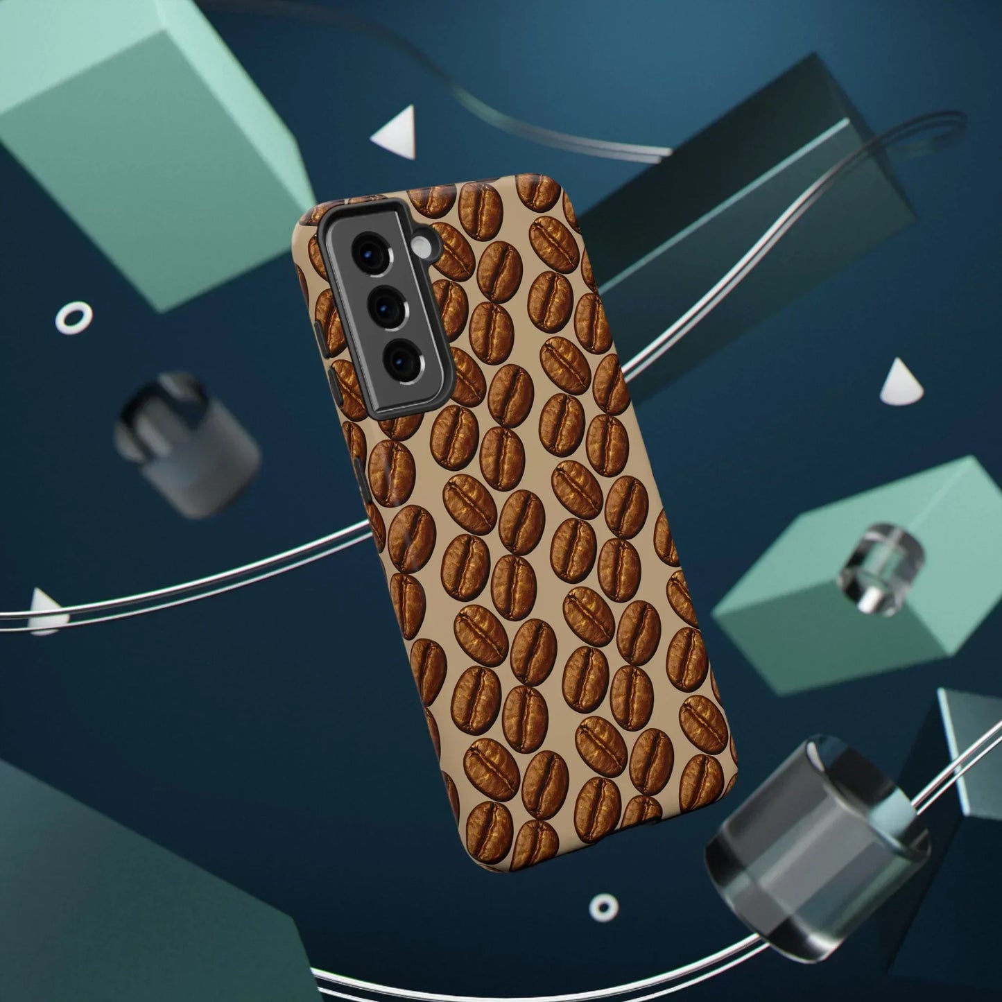 Coffee Pattern Phone Case for iPhone and Samsung Galaxy - KarArmDesign