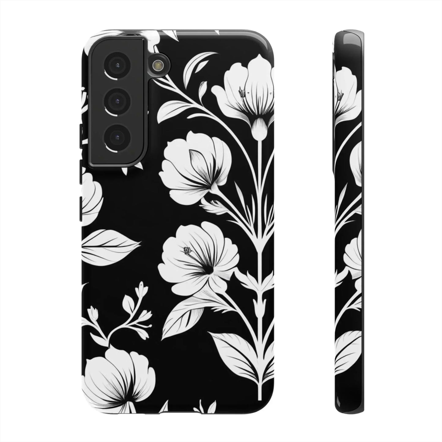 ElegantFloral Phone Case for Samsung Galaxy S10-S25 Models - KarArmDesign