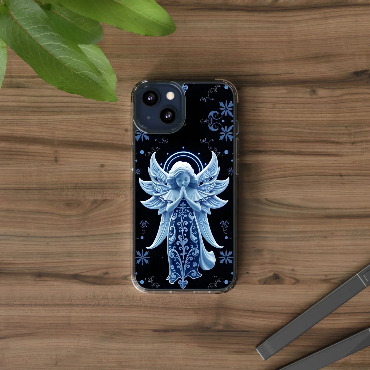 Divine Angel Prayer Design Phone Case for iPhone 12-16 Models - KarArmDesign