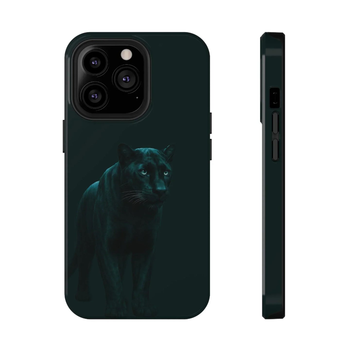 Black Panther Phone Case for iPhone 12-16 and Samsung Galaxy S21-S22 Models - KarArmDesign