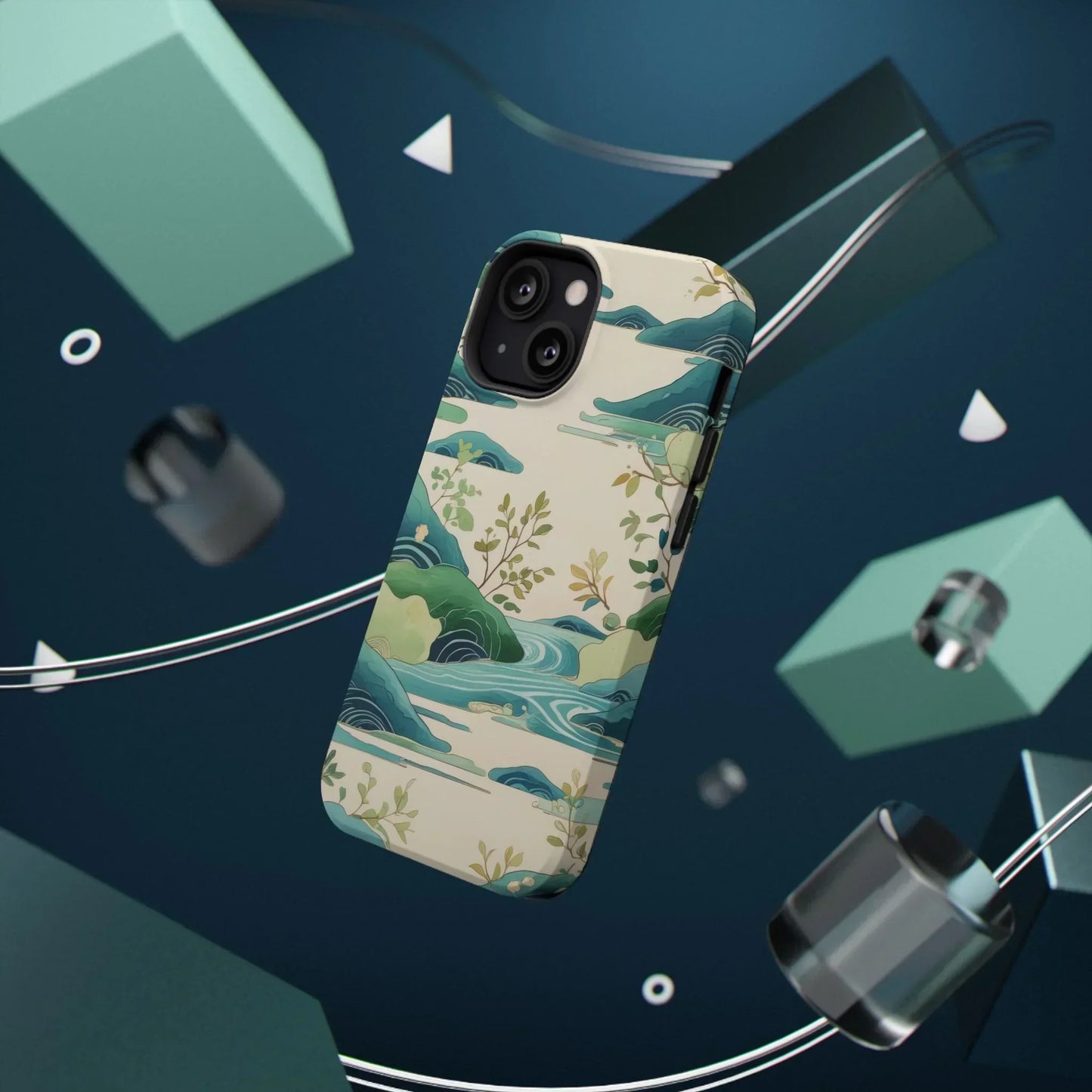 Nature Landscape Phone Case for iPhone 12-16 and Samsung Galaxy S21-S22 Models - KarArmDesign