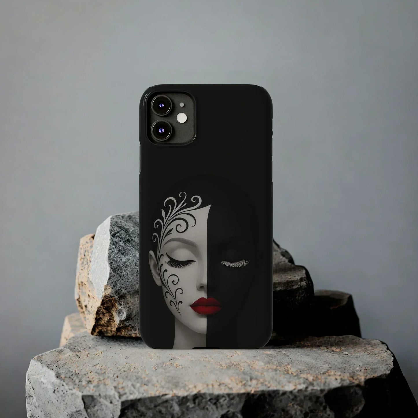Artistic Head Design Phone Case for iPhone 7-16 Models - KarArmDesign