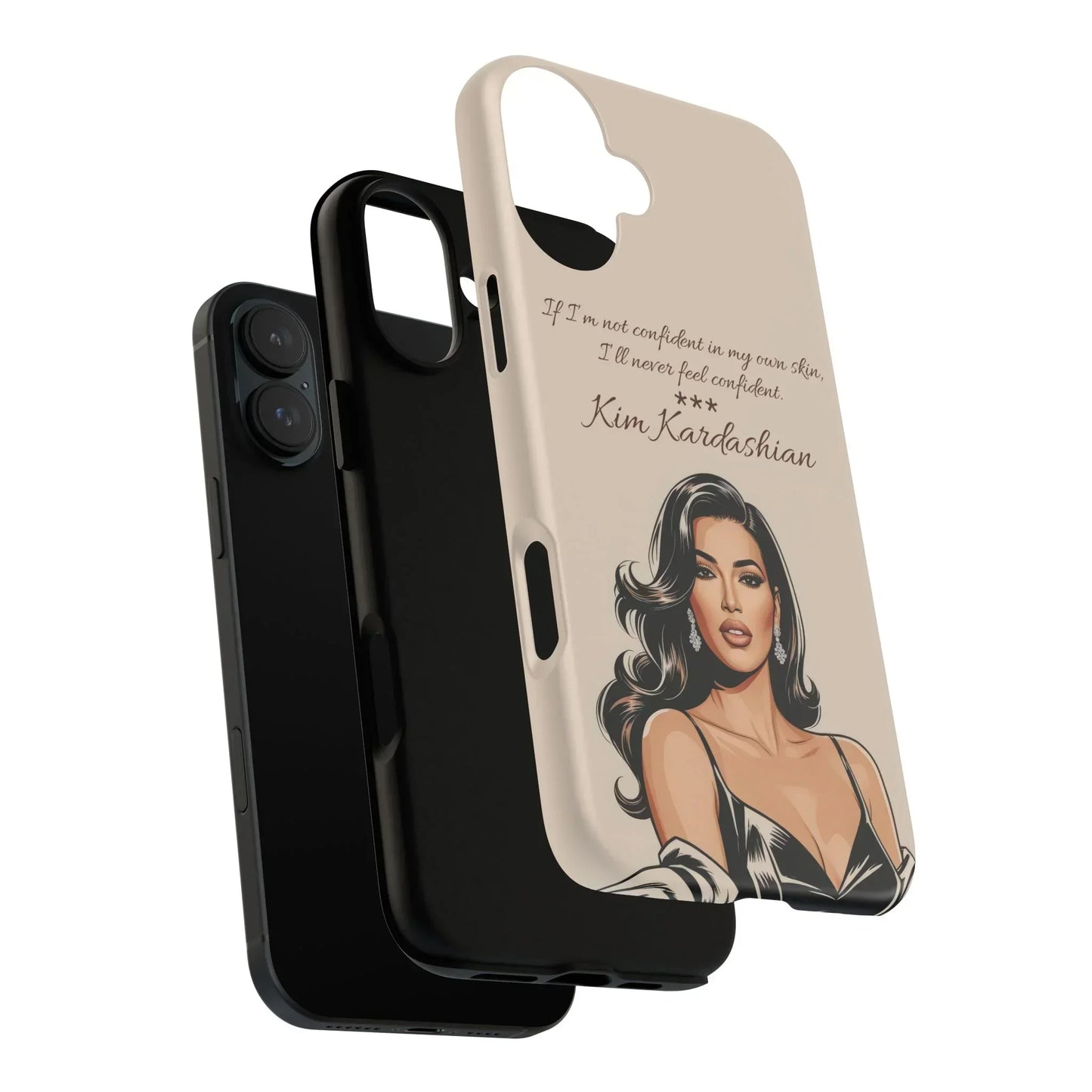 Kim Kardashian Quote Phone Case – Illustrated for iPhone 15 and 16 Models - KarArmDesign