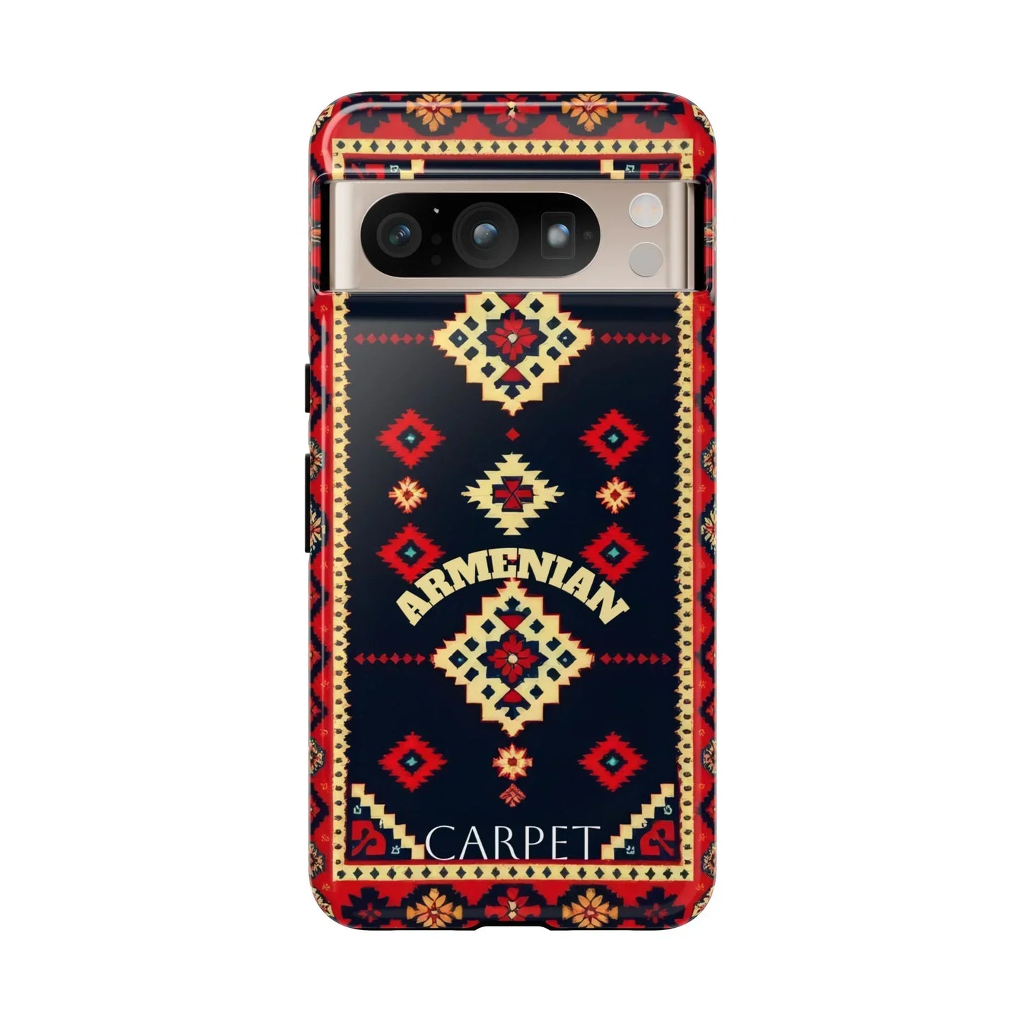 Armenian Carpet Design Phone Case for Samsung Galaxy and Google Pixel Models - KarArmDesign