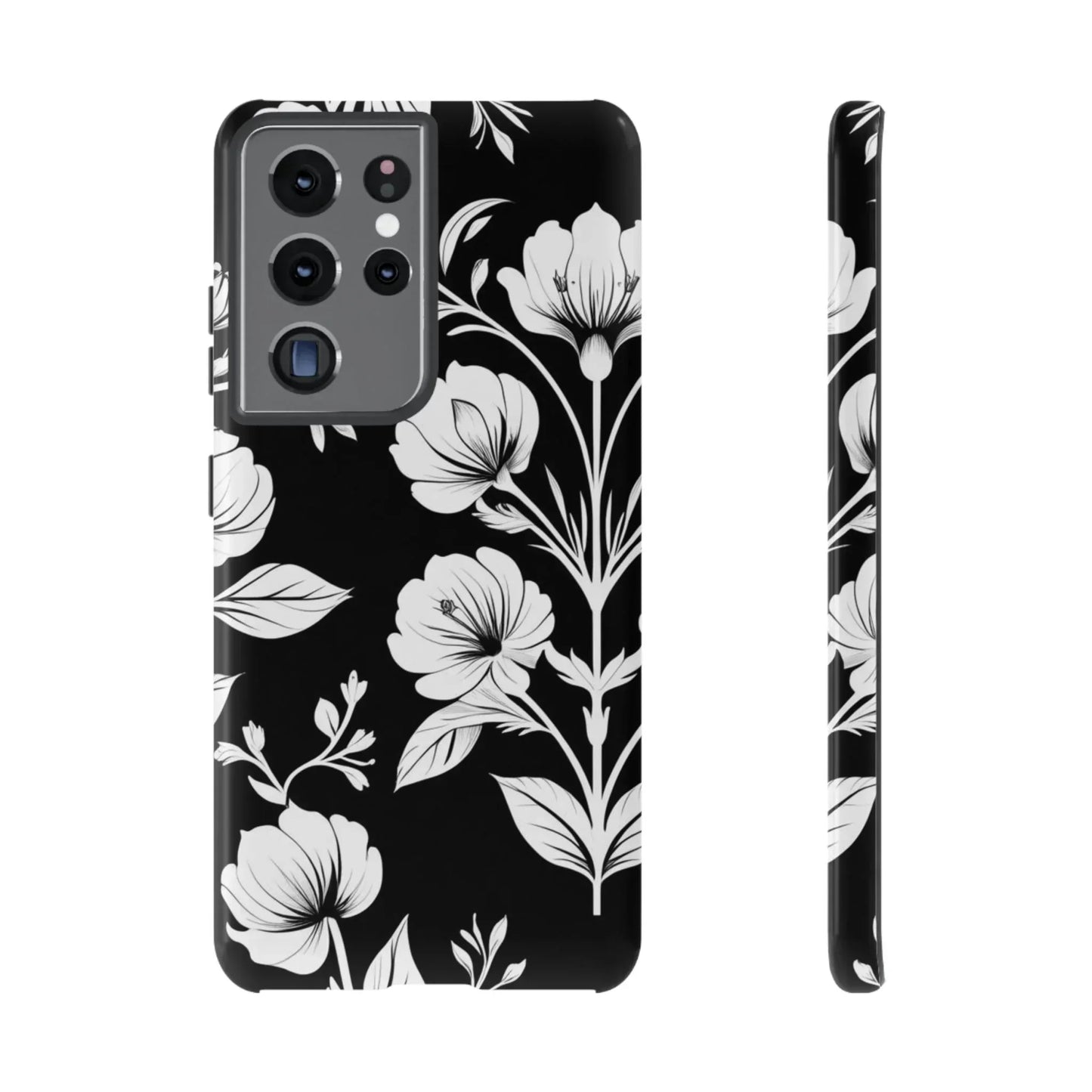 ElegantFloral Phone Case for Samsung Galaxy S10-S25 Models - KarArmDesign